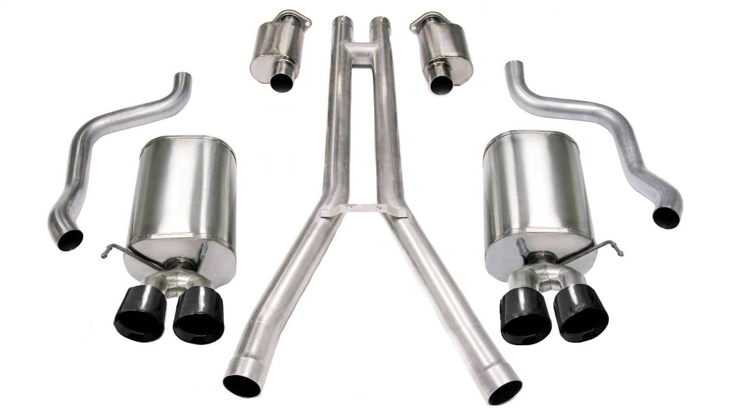 Corsa Performance - 14156BLK - Exhaust System Kit