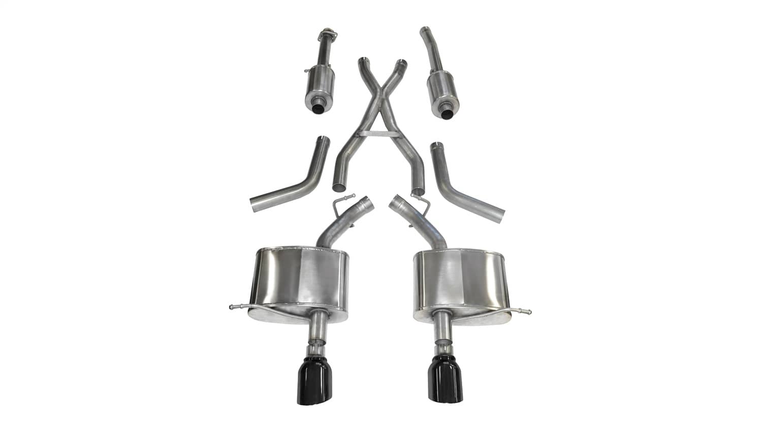 Corsa Performance - 14459BLK - Exhaust System Kit