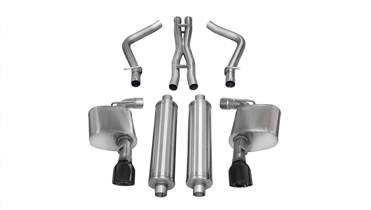 Corsa Performance - 14464BLK - Exhaust System Kit