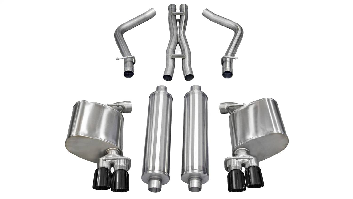 Corsa Performance - 14522BLK - Exhaust System Kit