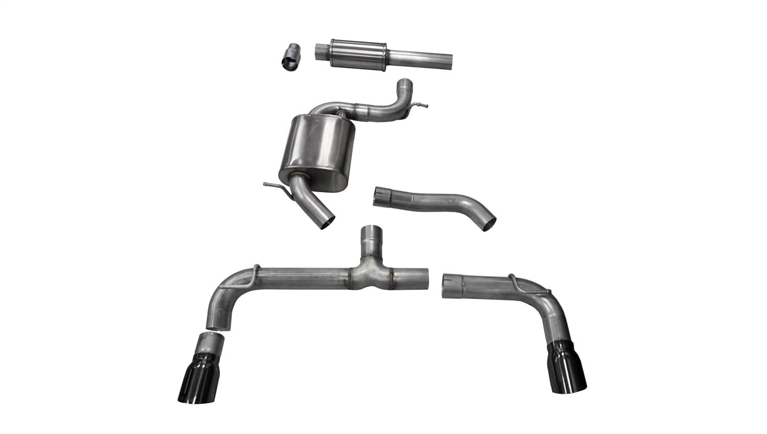 Corsa Performance - 14834BLK - Exhaust System Kit