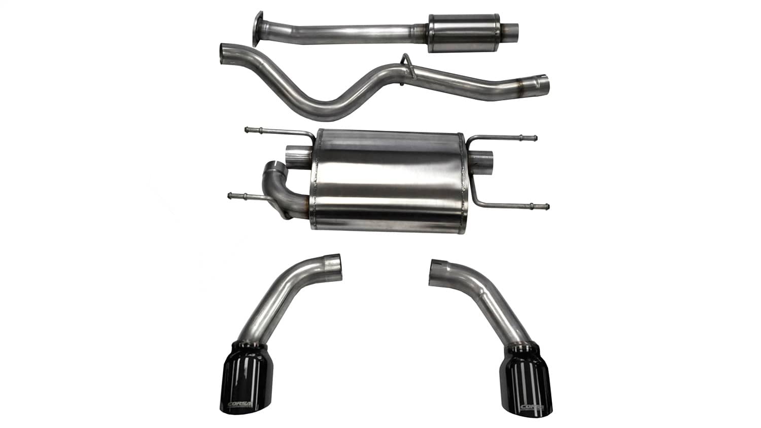 Corsa Performance - 14864BLK - Exhaust System Kit