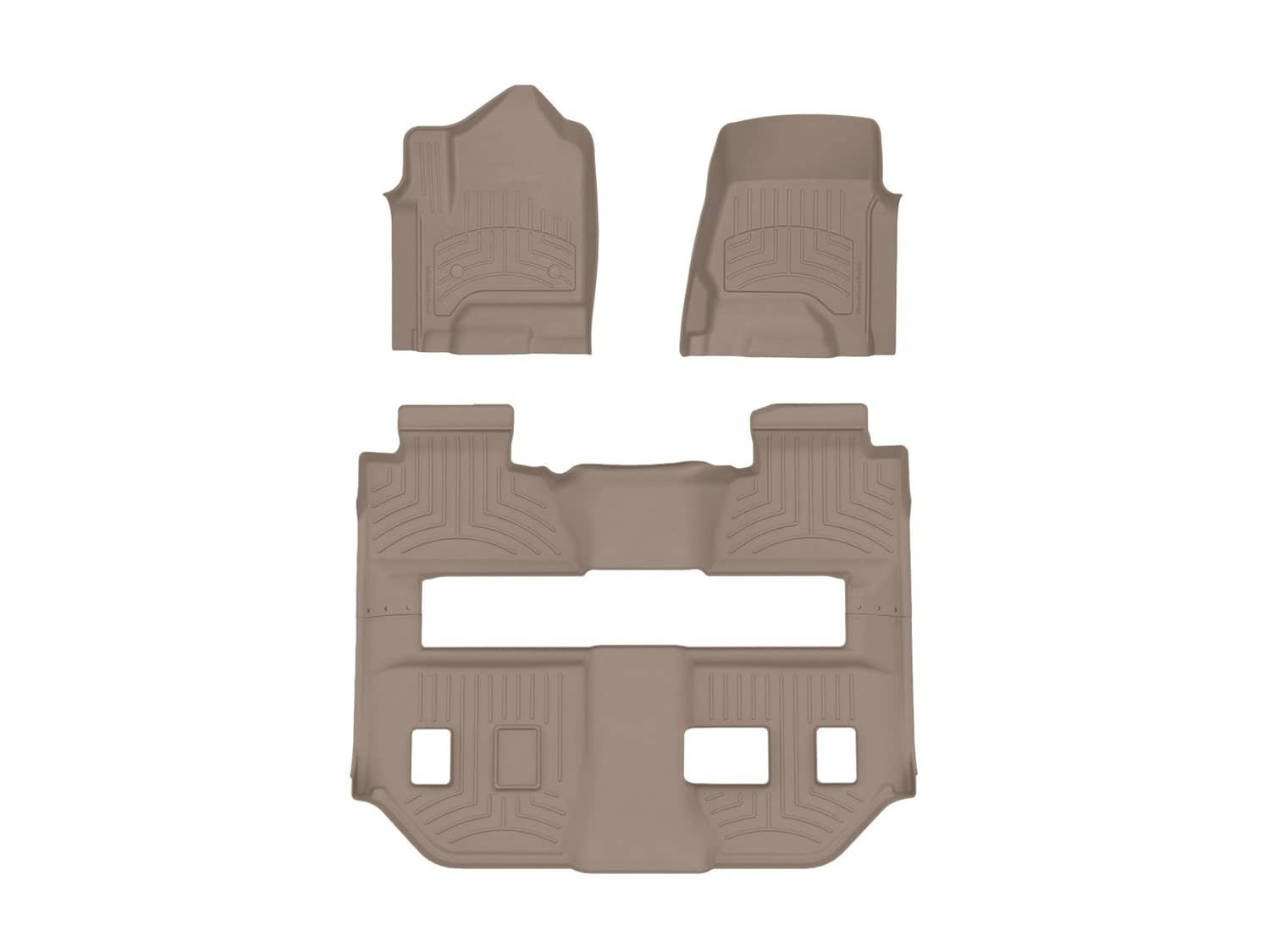 Weathertech - 45607-1-8IM - Front Rear and Third Row - Floor Mat Set