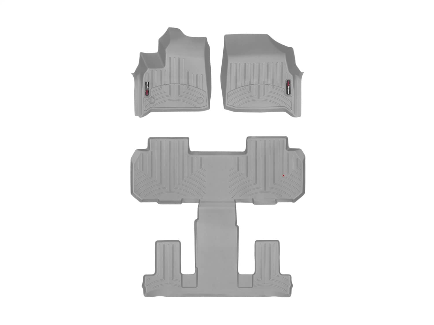Weathertech - 461228-1-2 - Front Rear and Third Row - Floor Mat Set