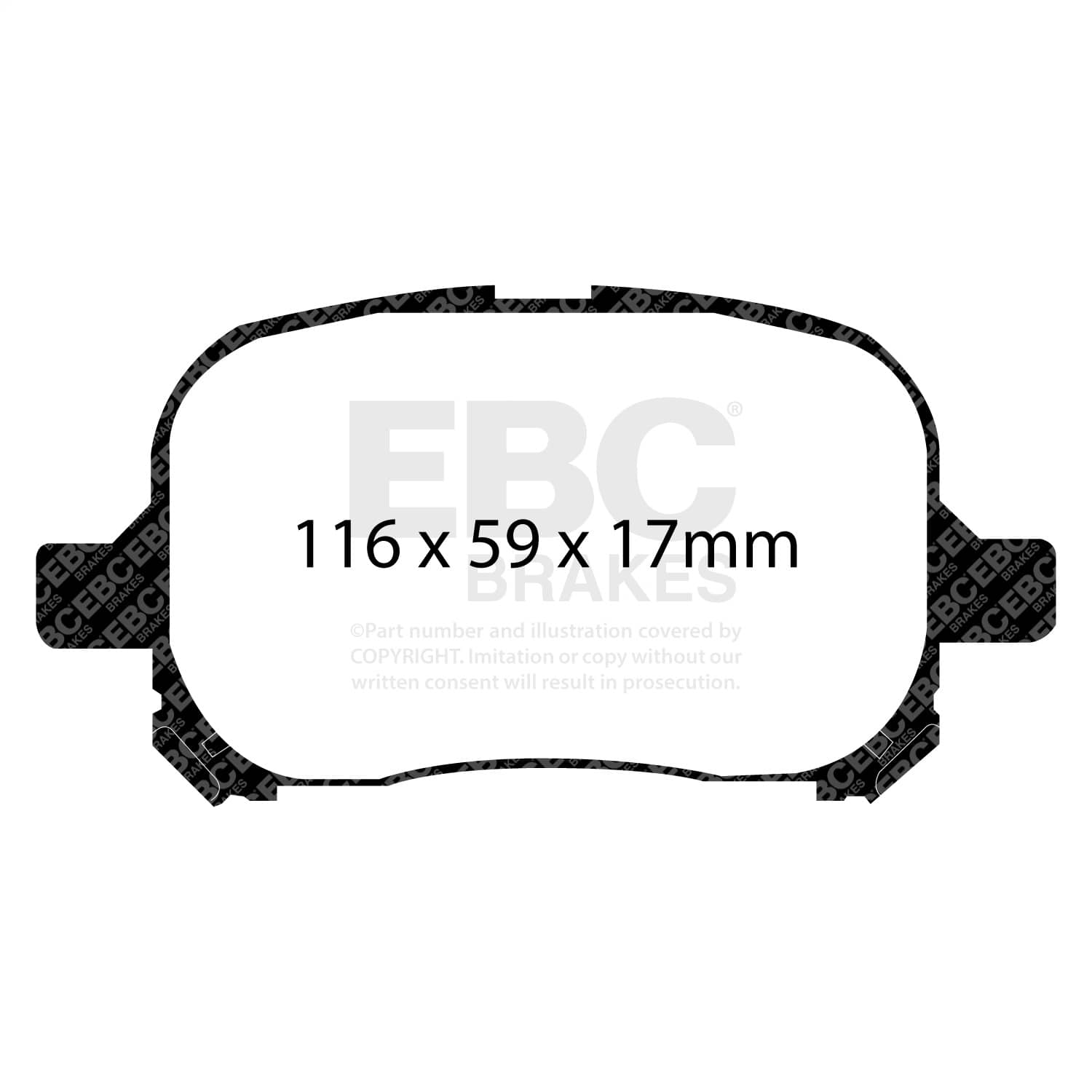 EBC Brakes - DP31133C - Disc Brake Pad