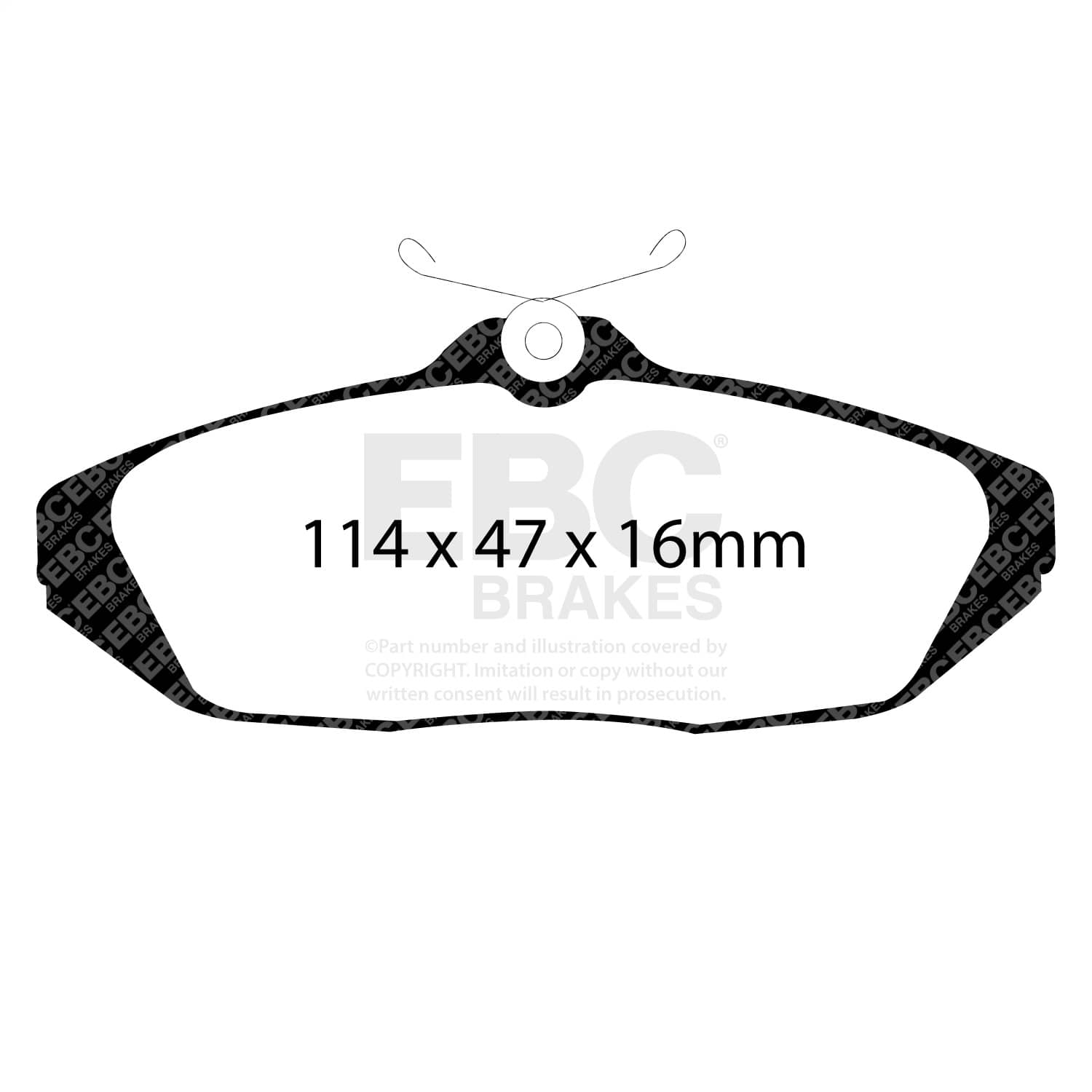 EBC Brakes - DP31164C - Disc Brake Pad
