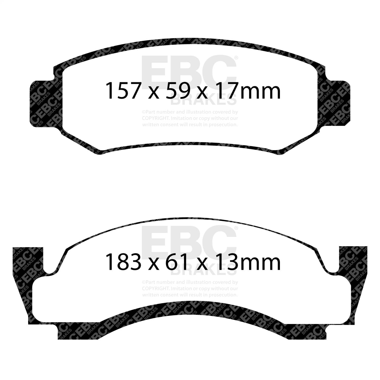 EBC Brakes - DP61261 - Disc Brake Pad