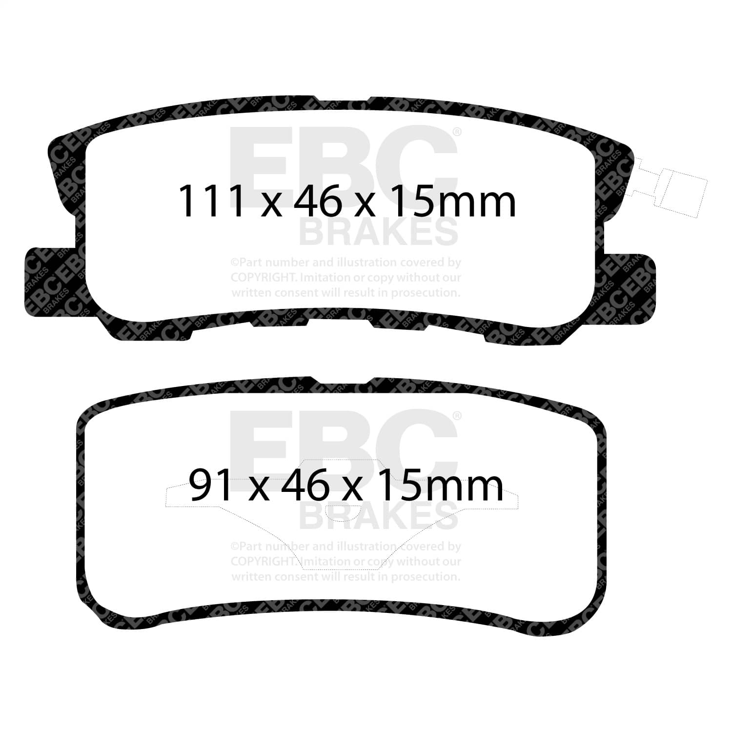 EBC Brakes - DP31407C - Disc Brake Pad