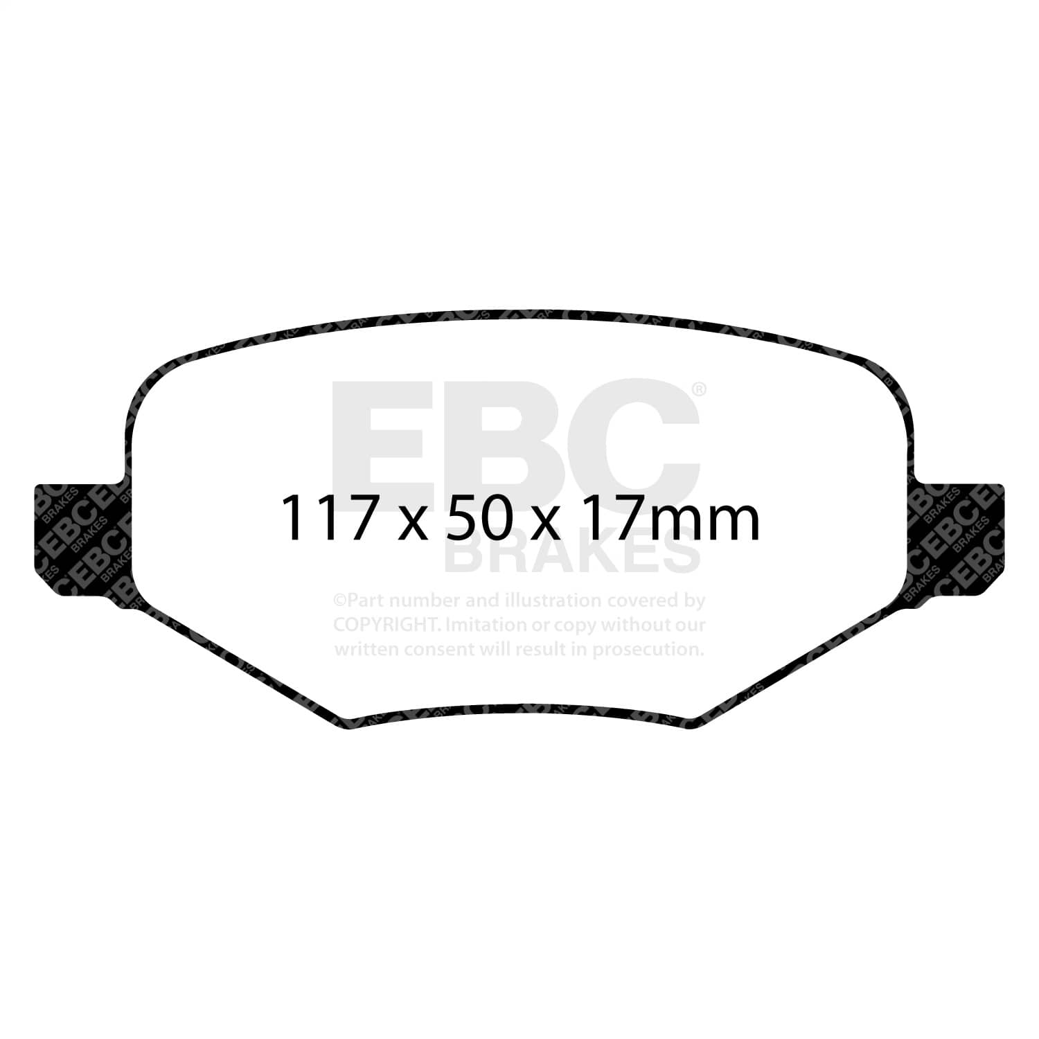 EBC Brakes - DP41826R - Disc Brake Pad
