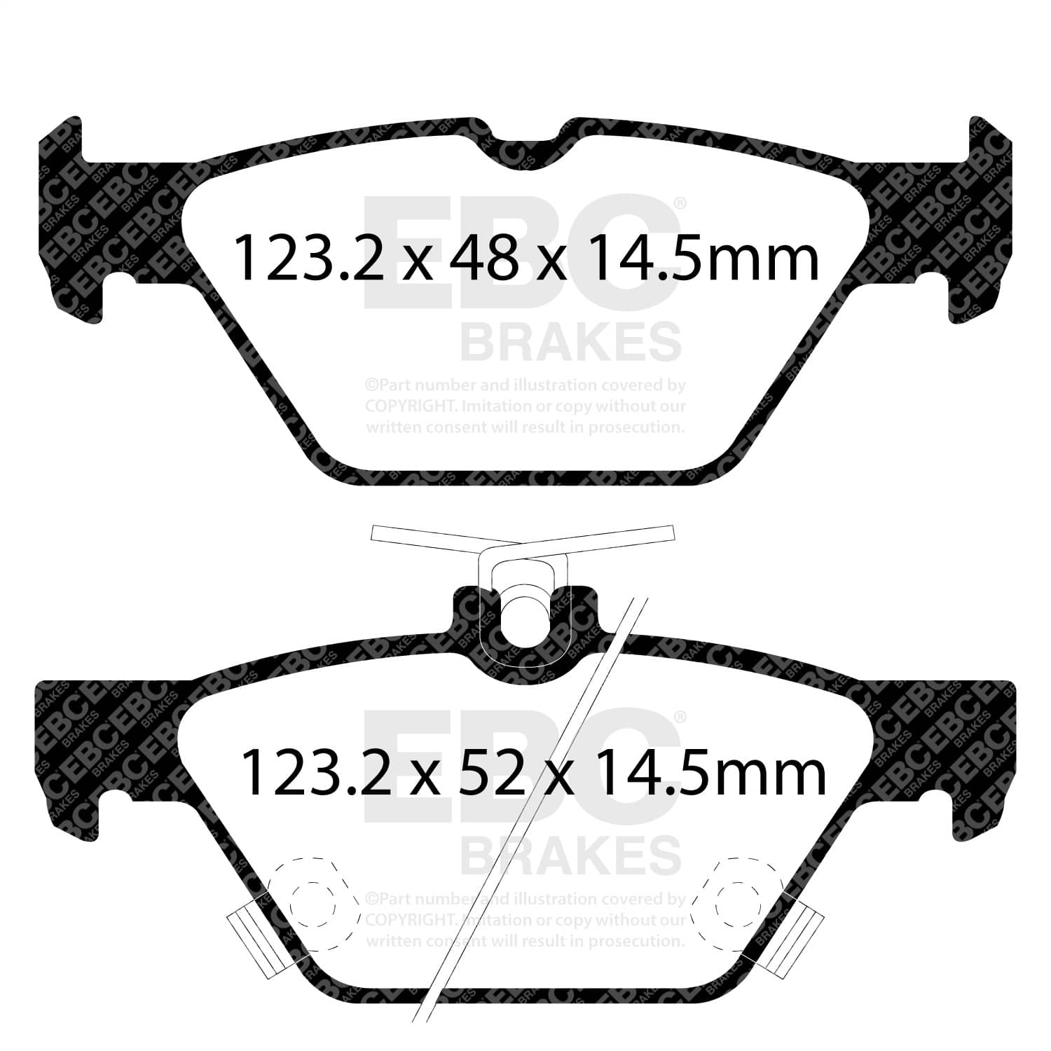 EBC Brakes - DP32257C - Disc Brake Pad