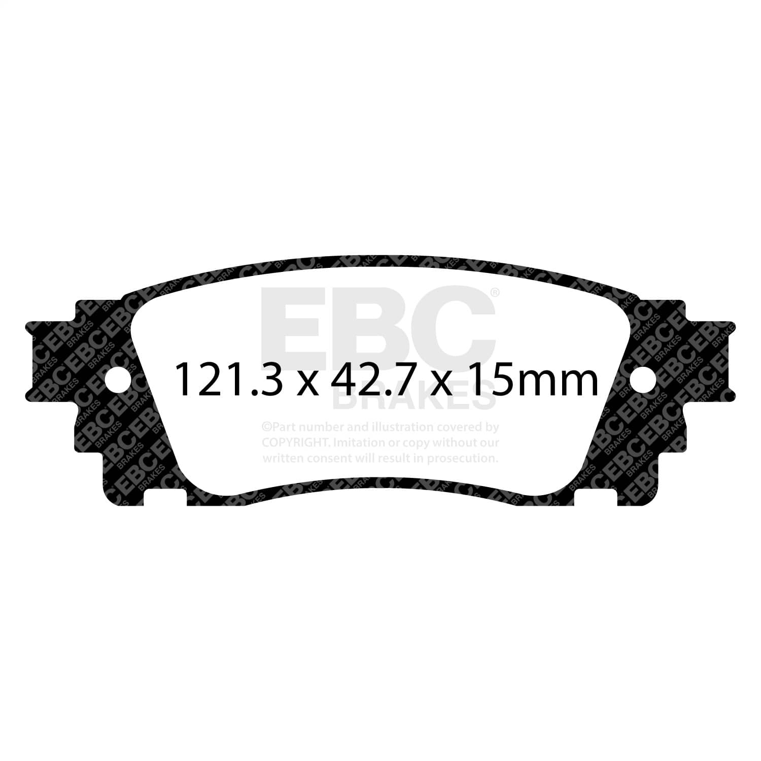 EBC Brakes - UD1805 - Disc Brake Pad