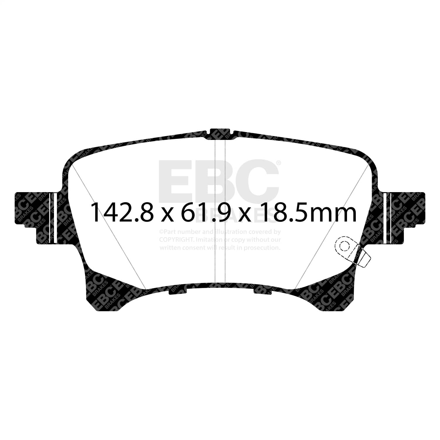 EBC Brakes - DP63093 - Disc Brake Pad