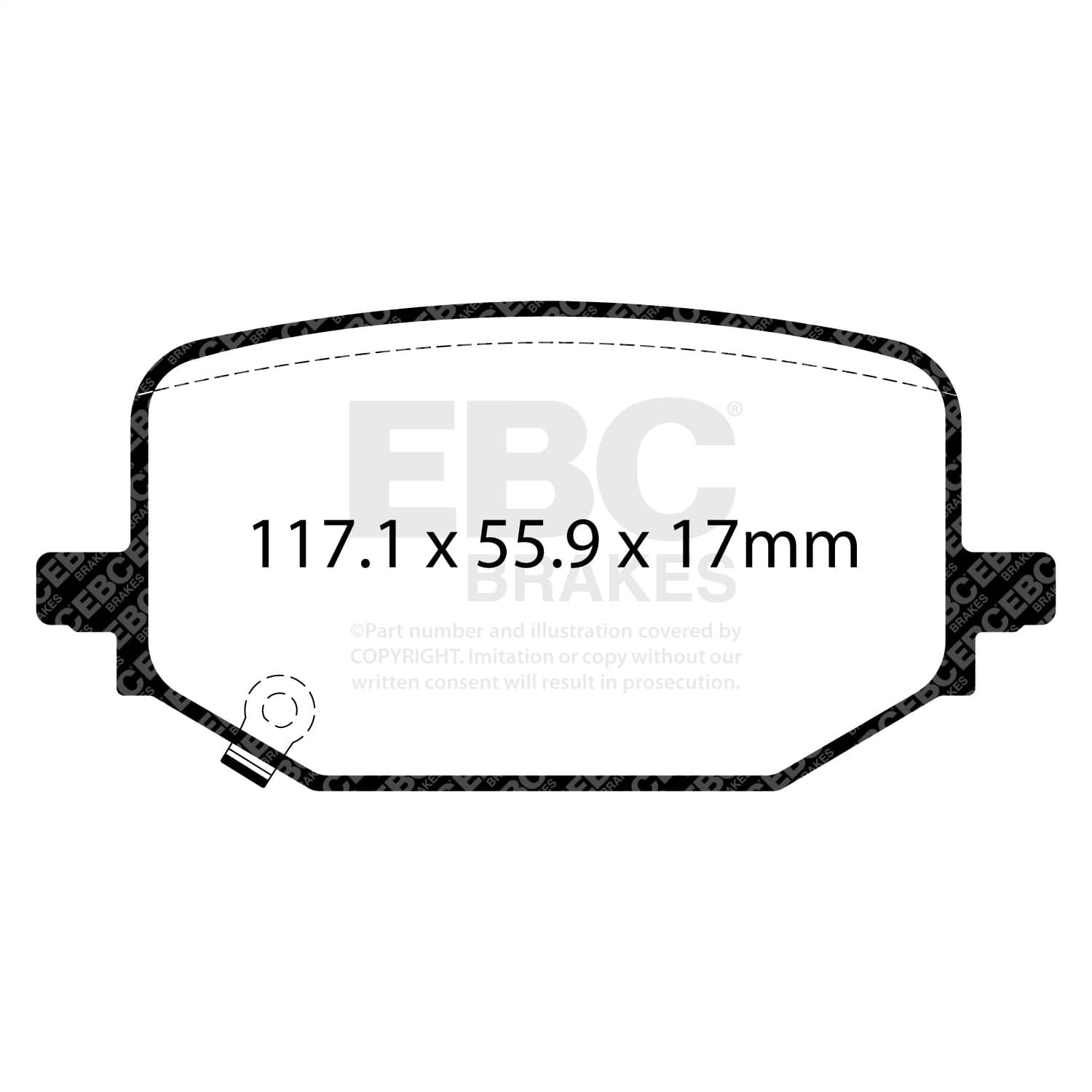 EBC Brakes - DP43120R - Disc Brake Pad