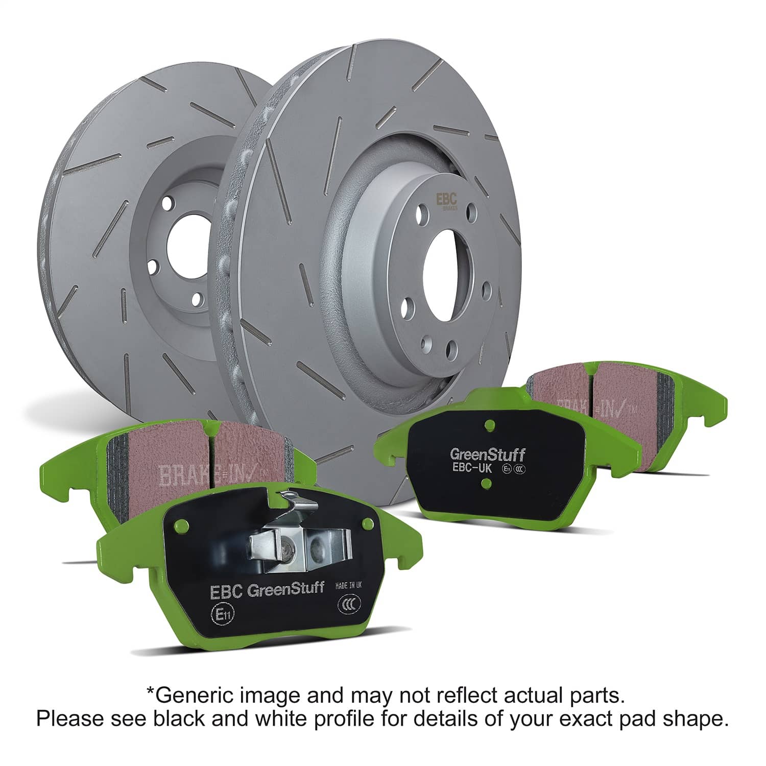 EBC Brakes - S2KF1004 - Front - Disc Brake Pad and Rotor Kit