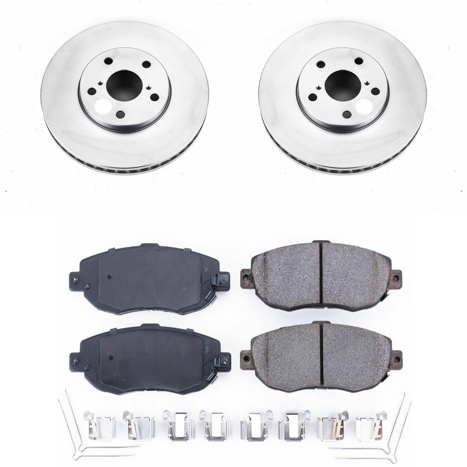Power Stop - CRK1077 - Front - Disc Brake Pad and Rotor Kit