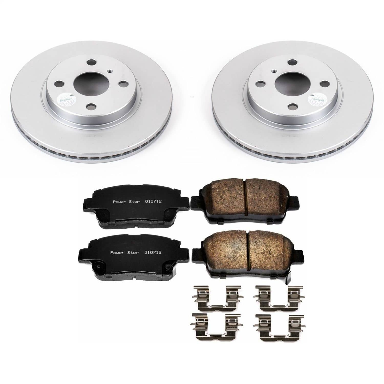 Power Stop - CRK109 - Front - Disc Brake Pad and Rotor Kit