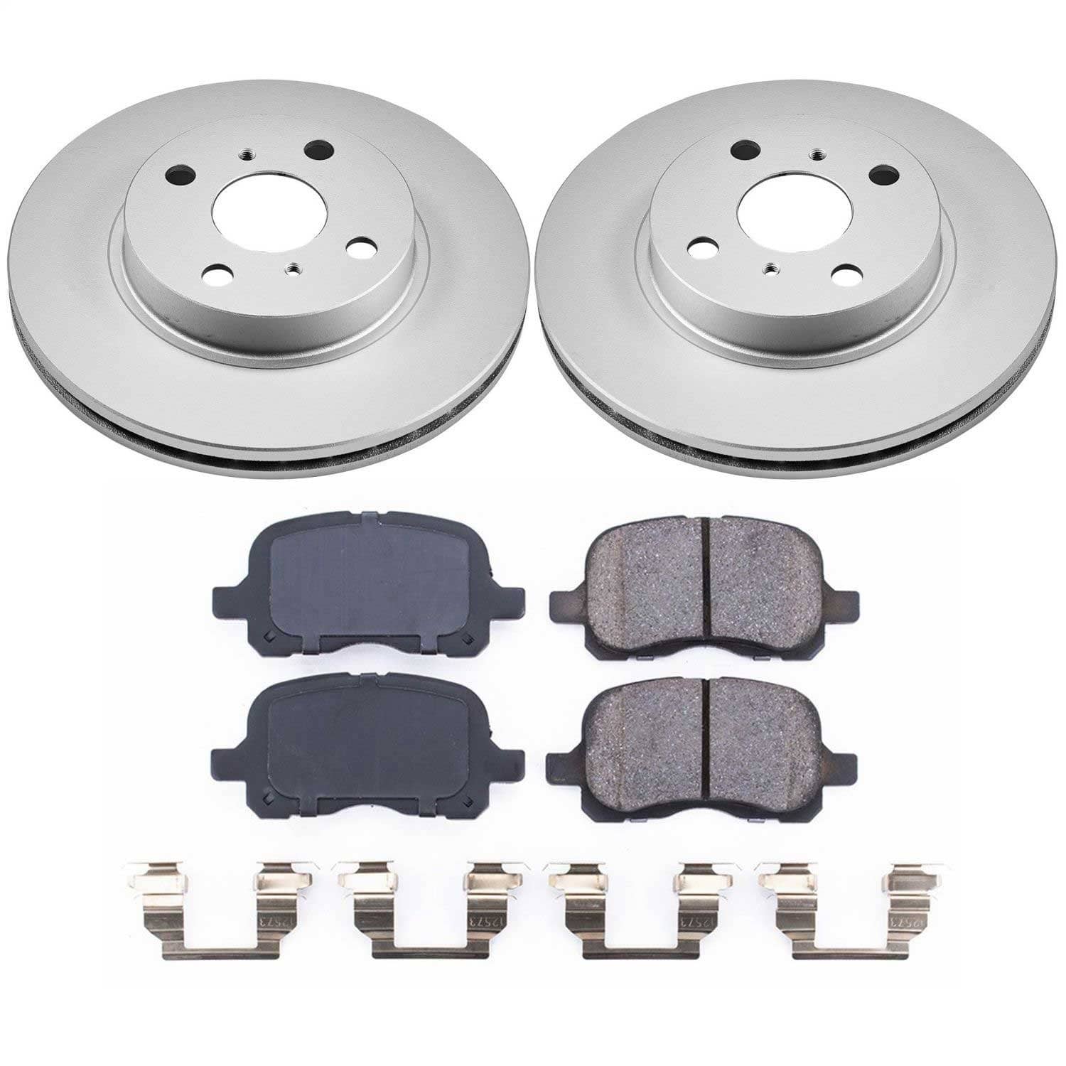Power Stop - CRK1152 - Front - Disc Brake Pad and Rotor Kit