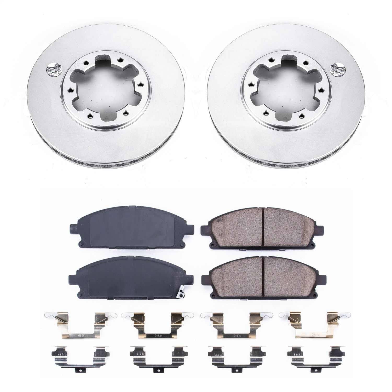 Power Stop - CRK1175 - Front - Disc Brake Pad and Rotor Kit