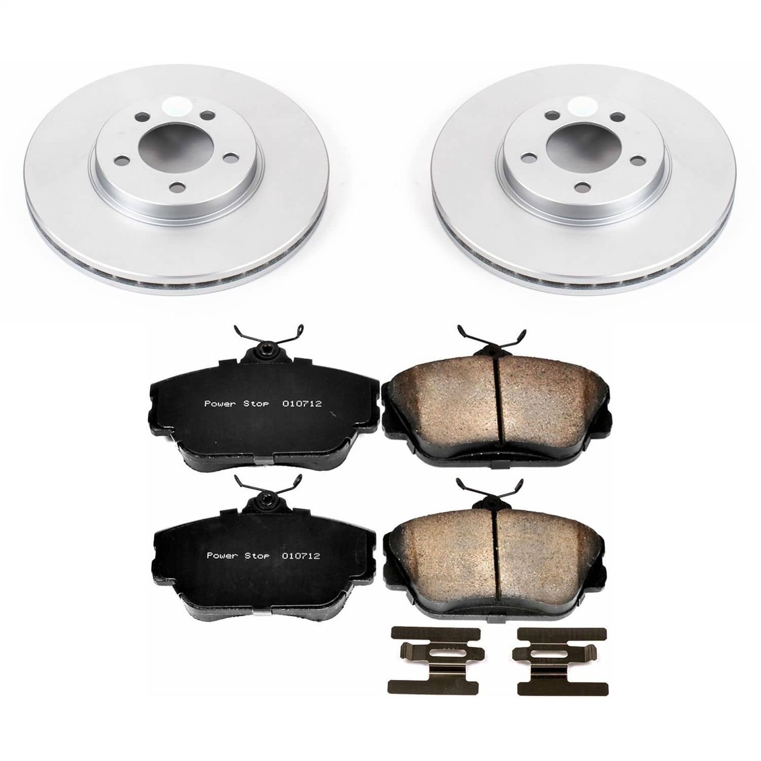 Power Stop - CRK1318 - Front - Disc Brake Pad and Rotor Kit