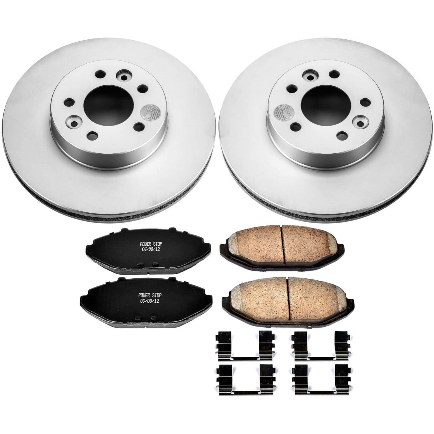 Power Stop - CRK1335 - Front - Disc Brake Pad and Rotor Kit
