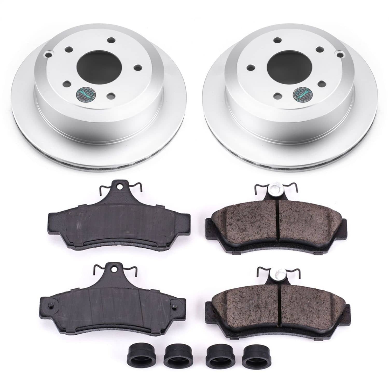 Power Stop - CRK1601 - Rear - Disc Brake Pad and Rotor Kit