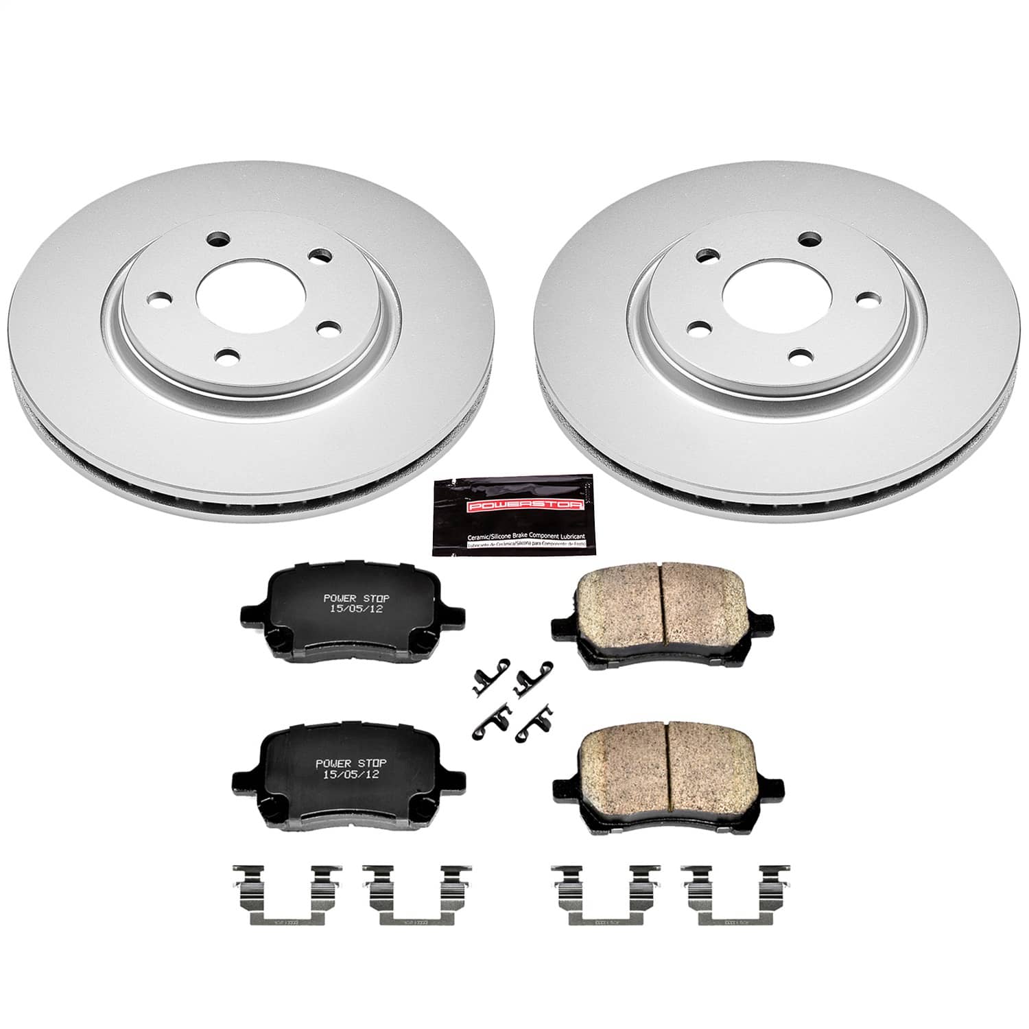 Power Stop - CRK1614 - Front - Disc Brake Pad and Rotor Kit