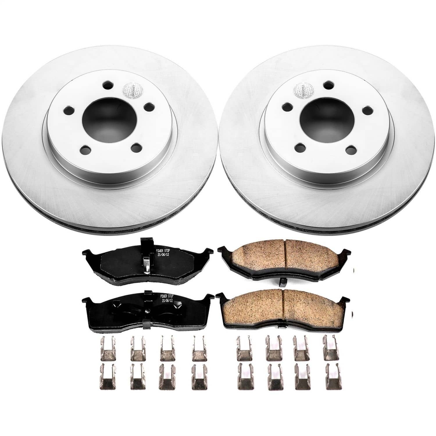 Power Stop - CRK1694 - Front - Disc Brake Pad and Rotor Kit