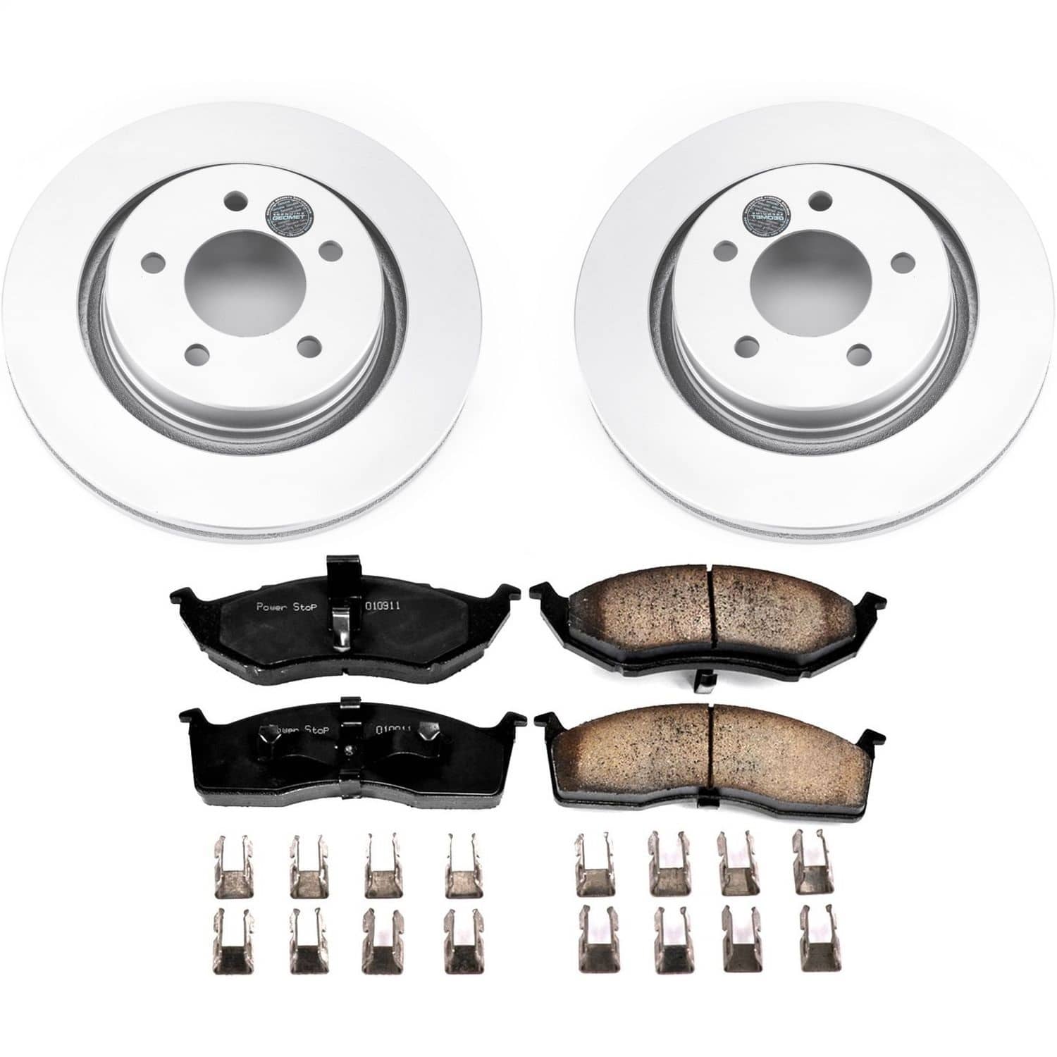 Power Stop - CRK1700 - Front - Disc Brake Pad and Rotor Kit