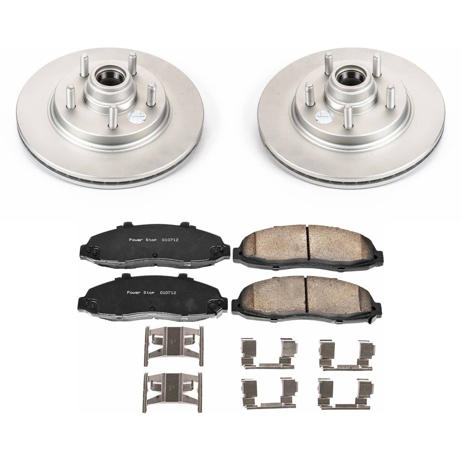 Power Stop - CRK1914 - Front - Disc Brake Pad and Rotor Kit