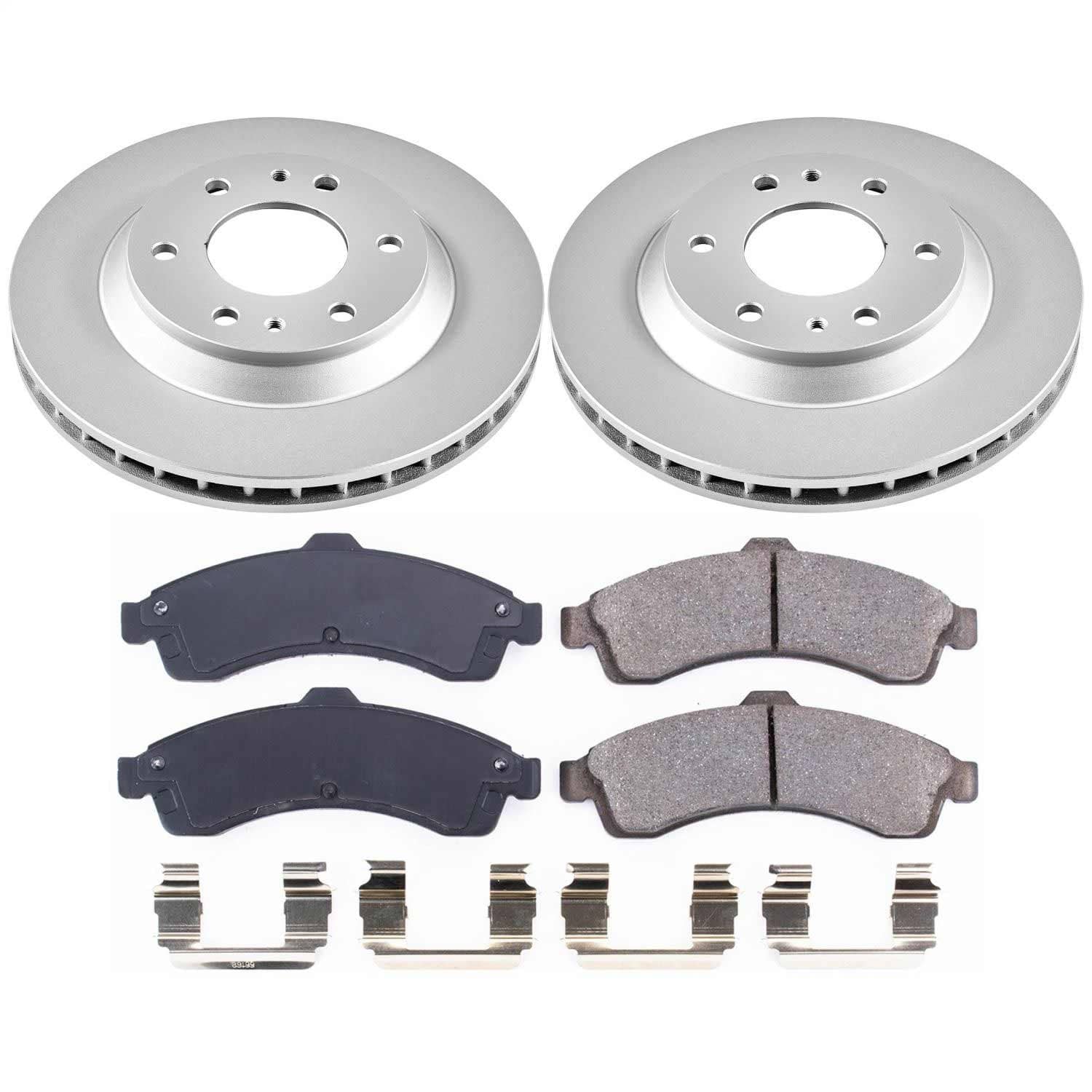 Power Stop - CRK2057 - Front - Disc Brake Pad and Rotor Kit