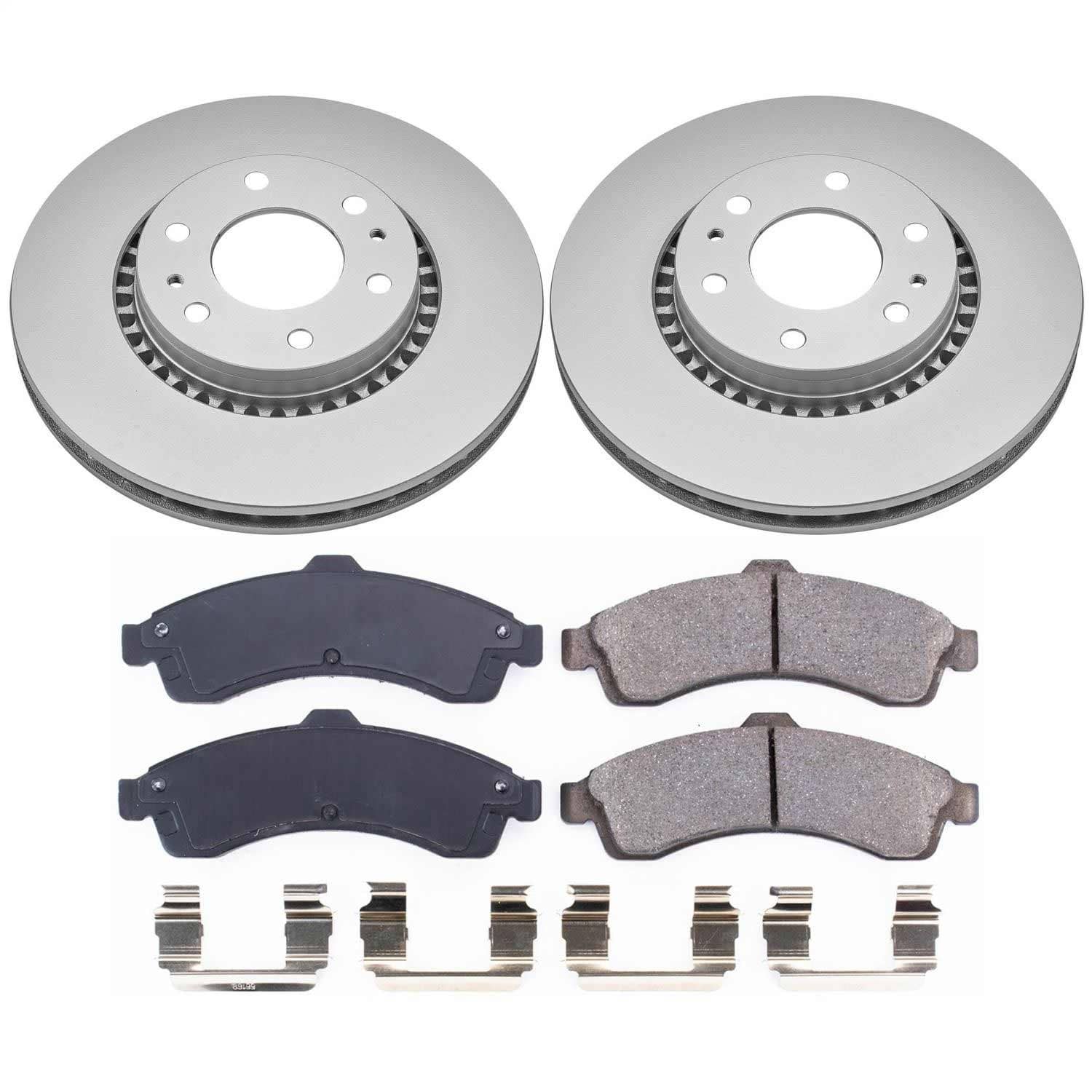 Power Stop - CRK2061 - Front - Disc Brake Pad and Rotor Kit