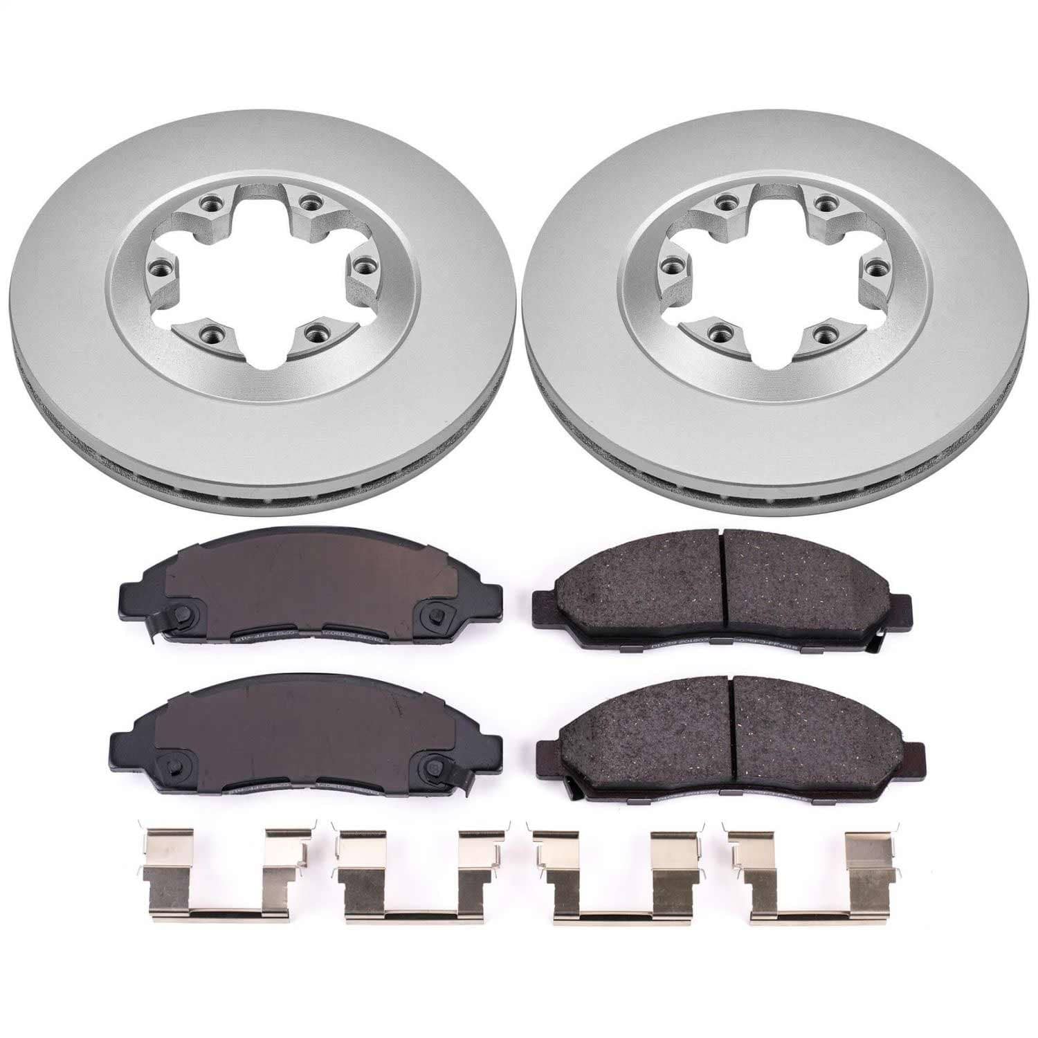 Power Stop - CRK2066 - Front - Disc Brake Pad and Rotor Kit