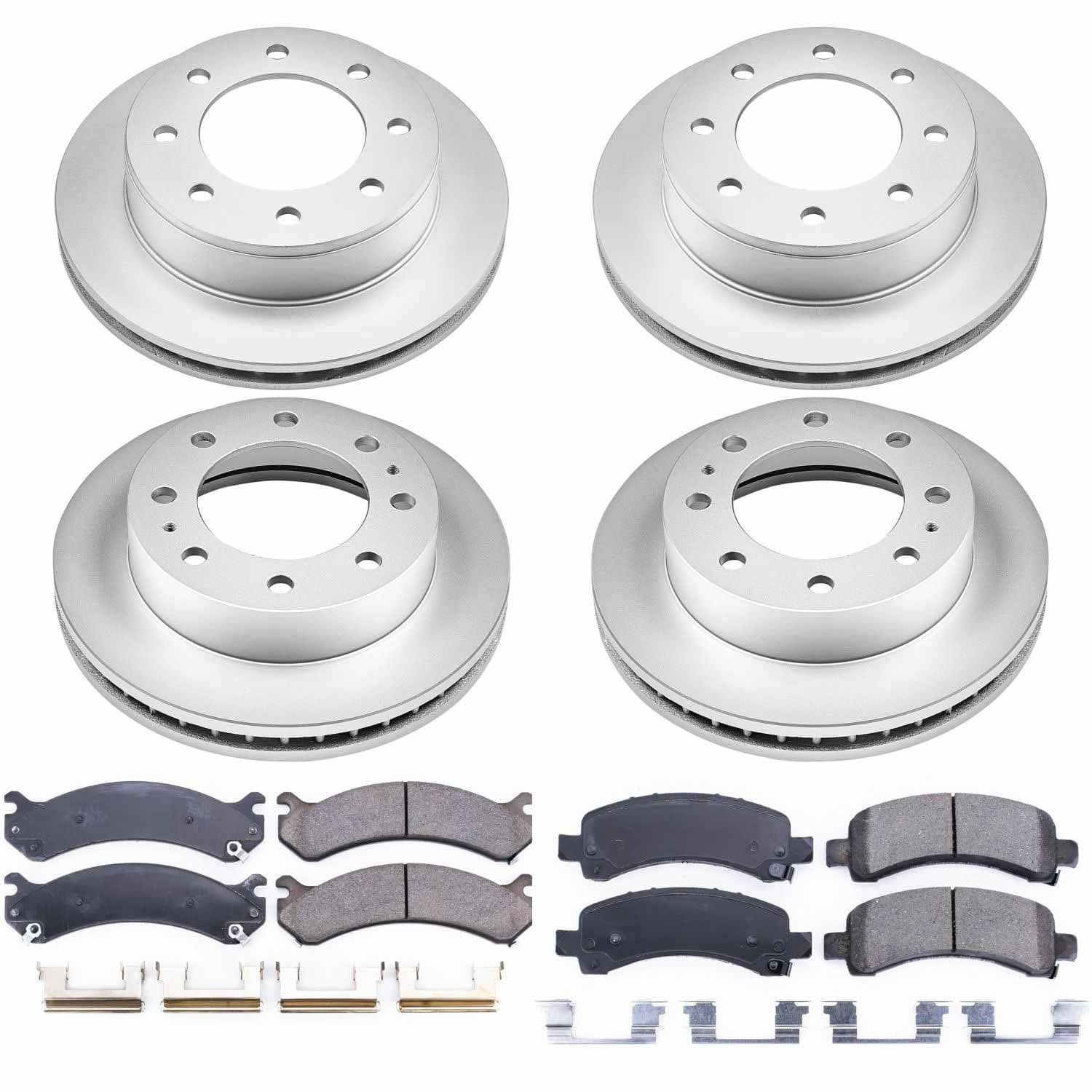 Power Stop - CRK2072 - Front and Rear - Disc Brake Pad and Rotor Kit