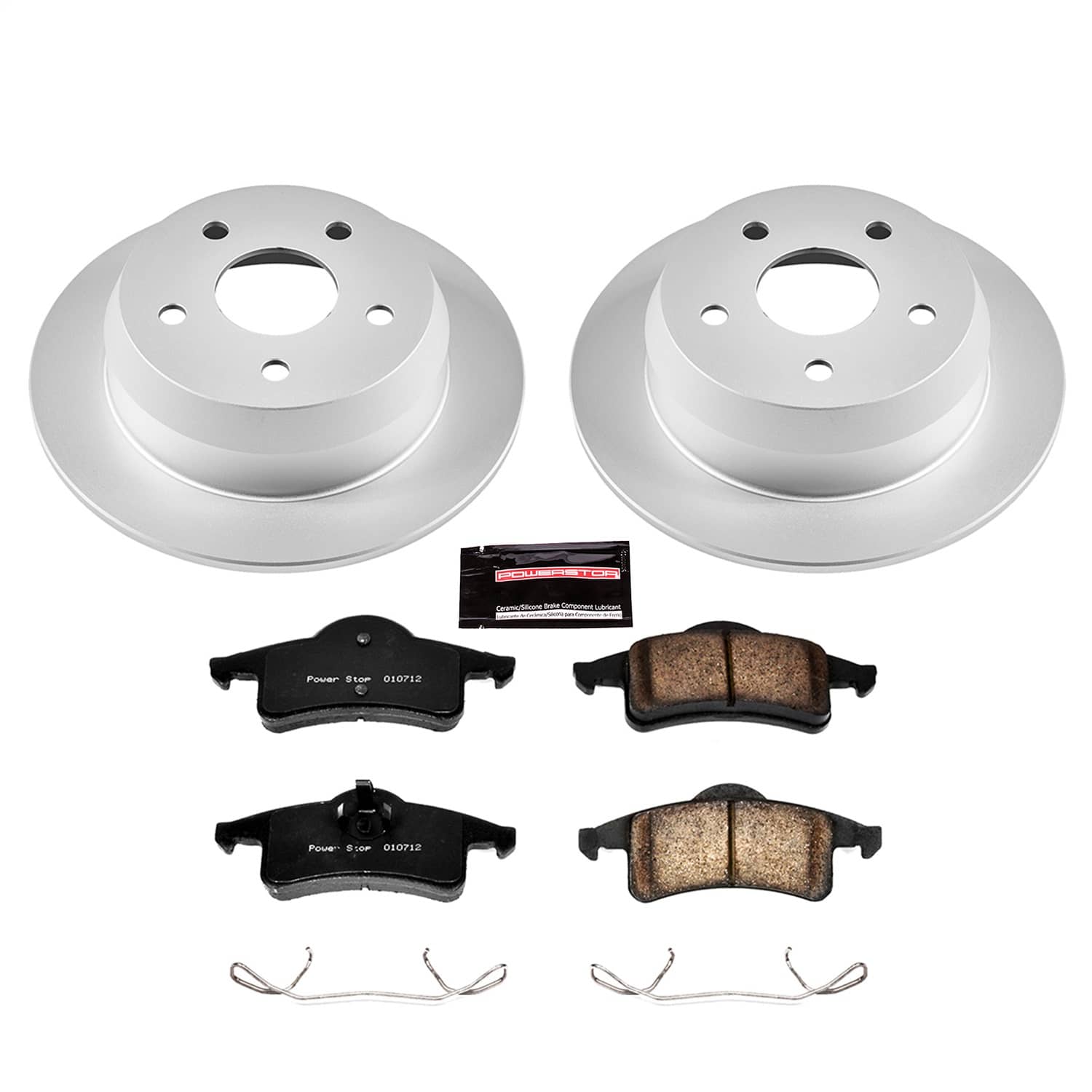 Power Stop - CRK2151 - Rear - Disc Brake Pad and Rotor Kit