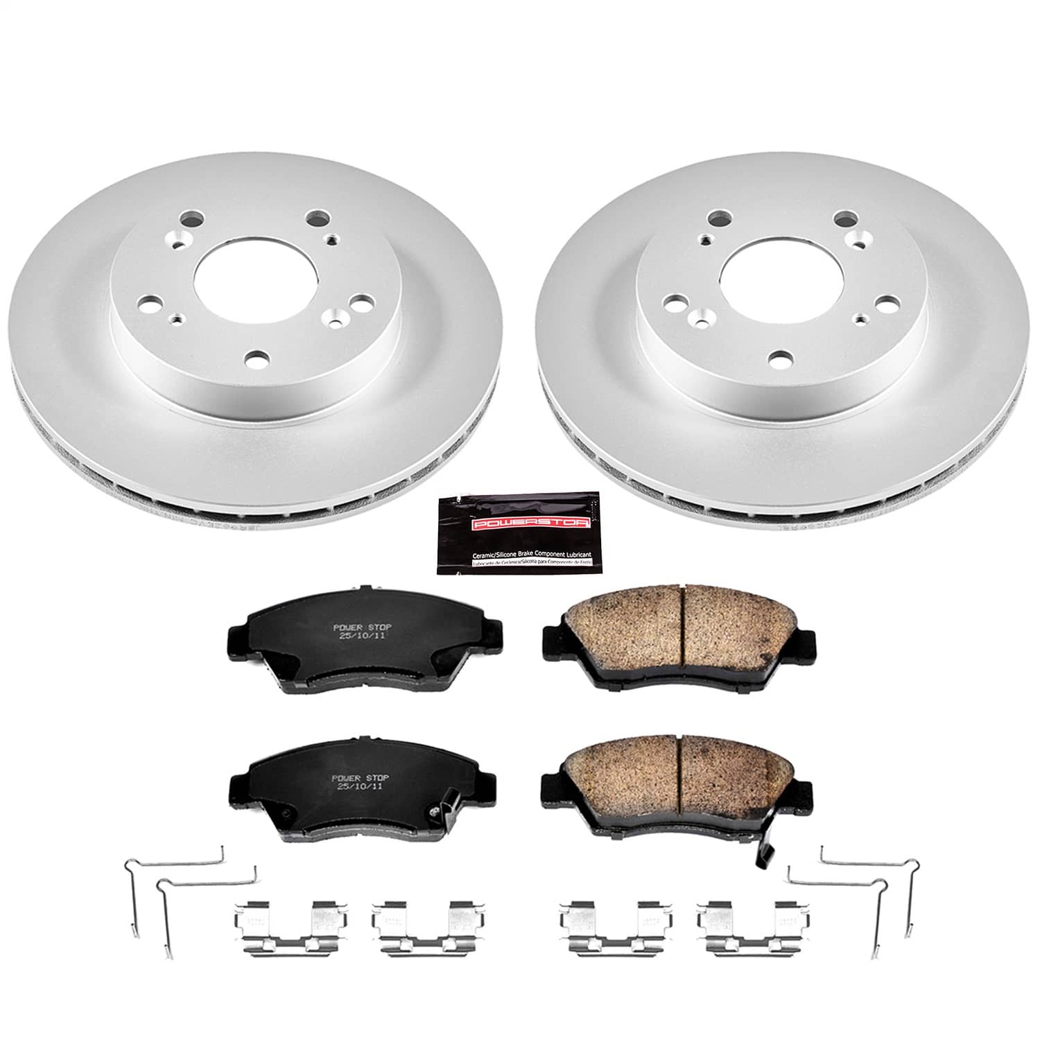 Power Stop - CRK2389 - Front - Disc Brake Pad and Rotor Kit