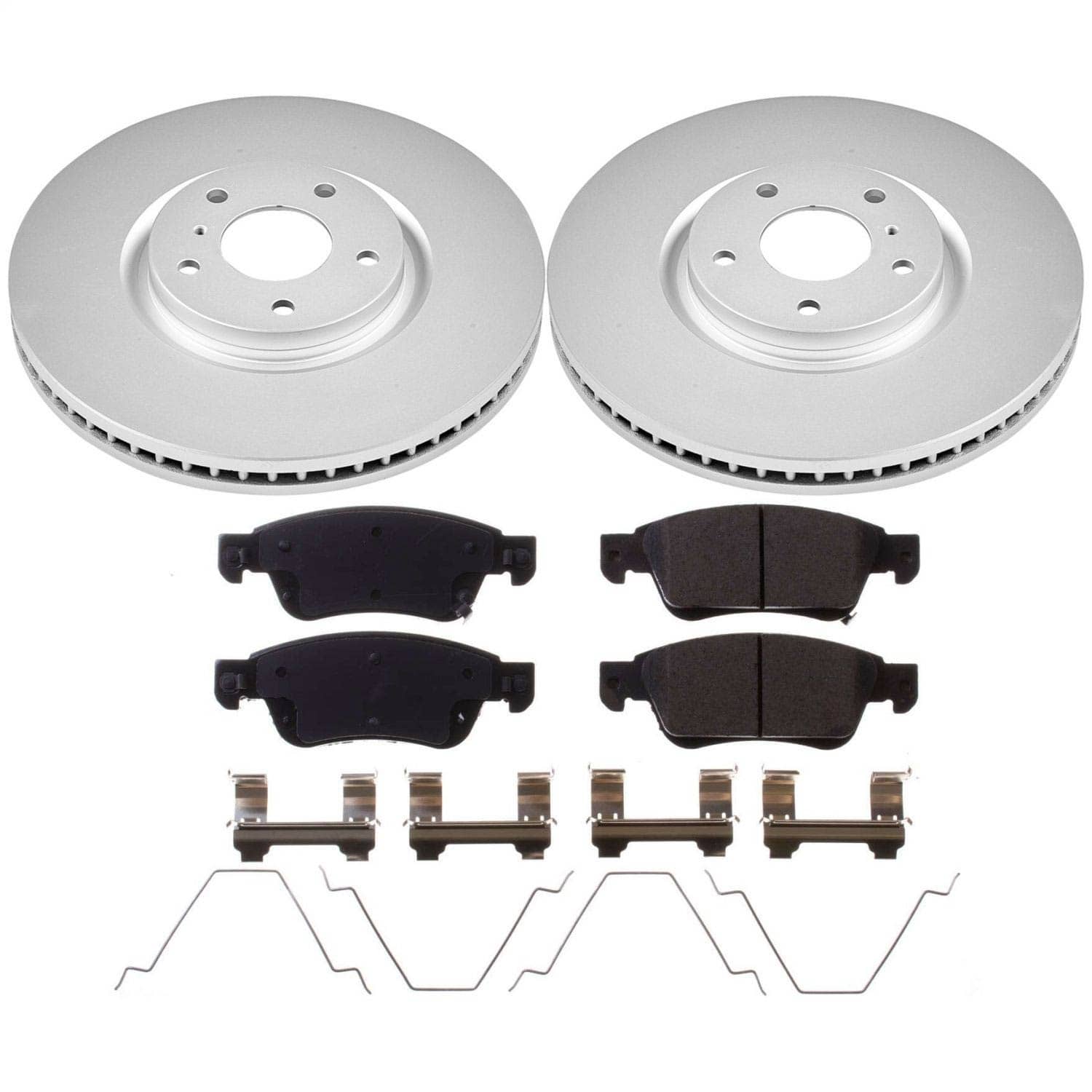 Power Stop - CRK3022 - Front - Disc Brake Pad and Rotor Kit
