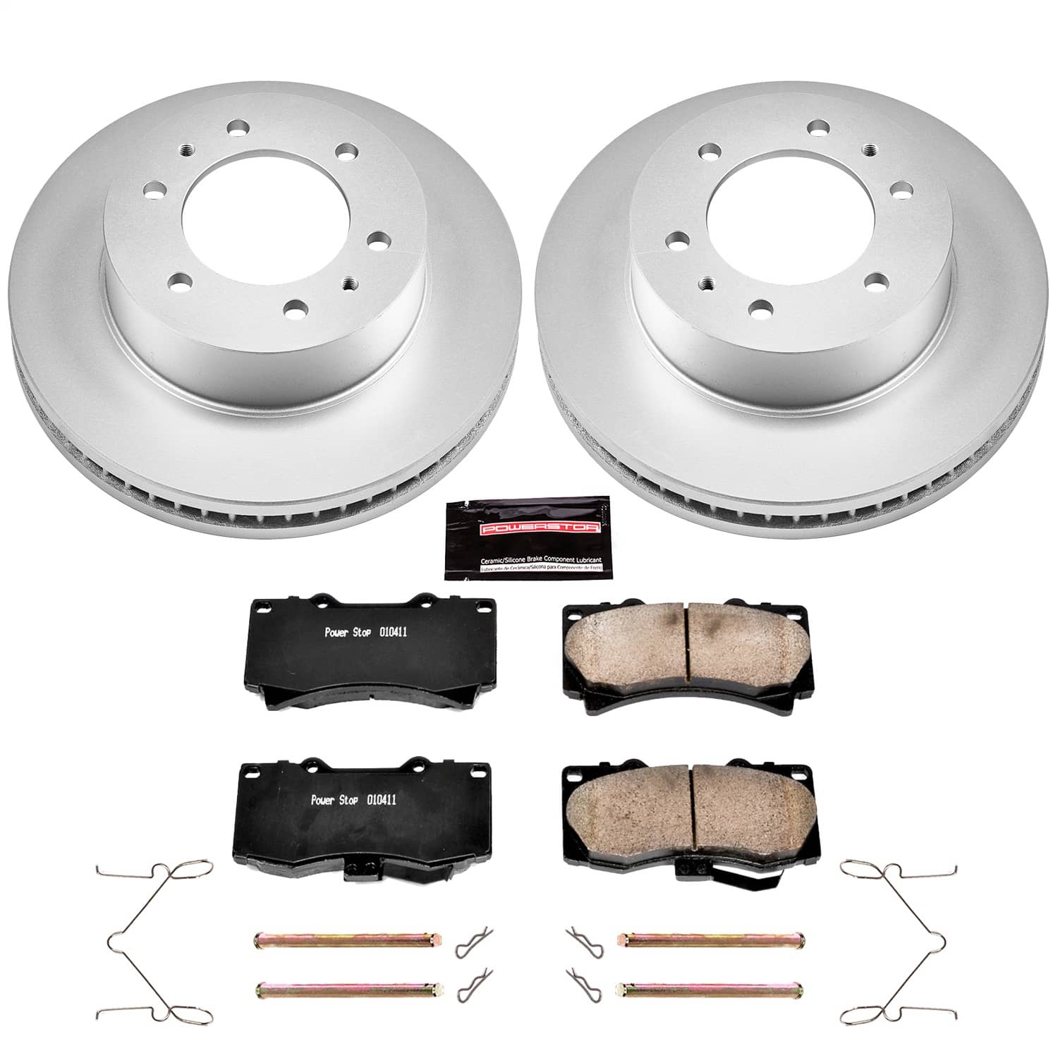 Power Stop - CRK3035 - Front - Disc Brake Pad and Rotor Kit