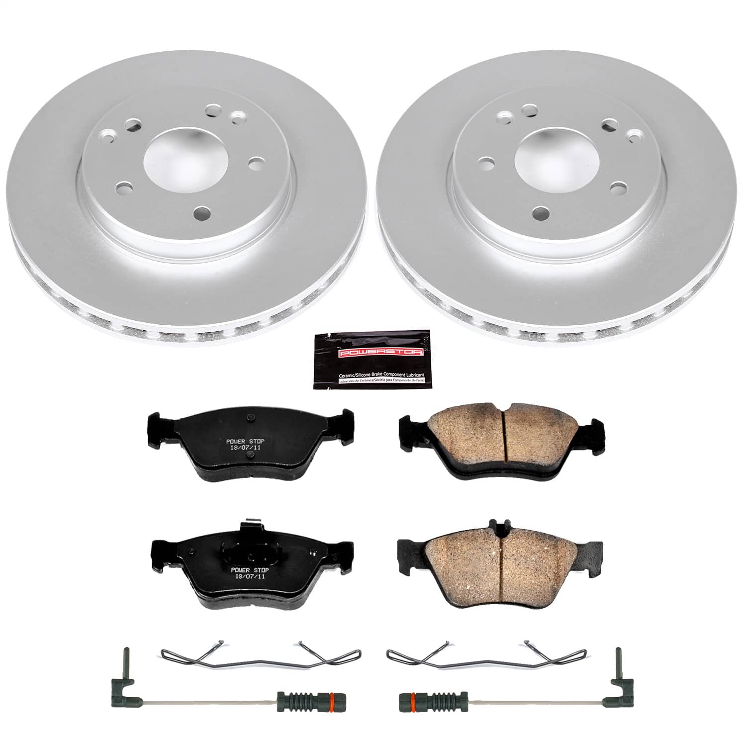 Power Stop - CRK3047 - Front - Disc Brake Pad and Rotor Kit