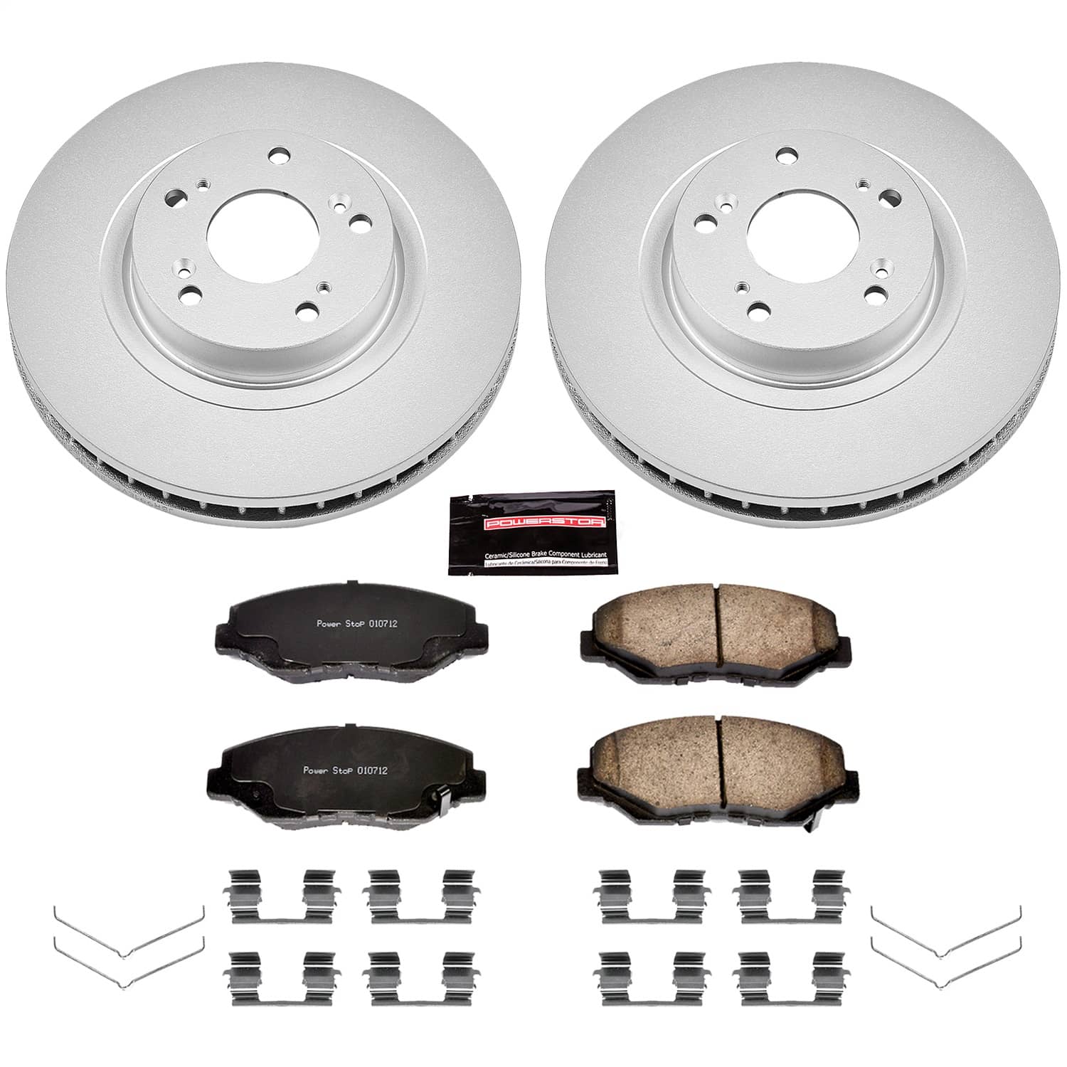 Power Stop - CRK3055 - Front - Disc Brake Pad and Rotor Kit