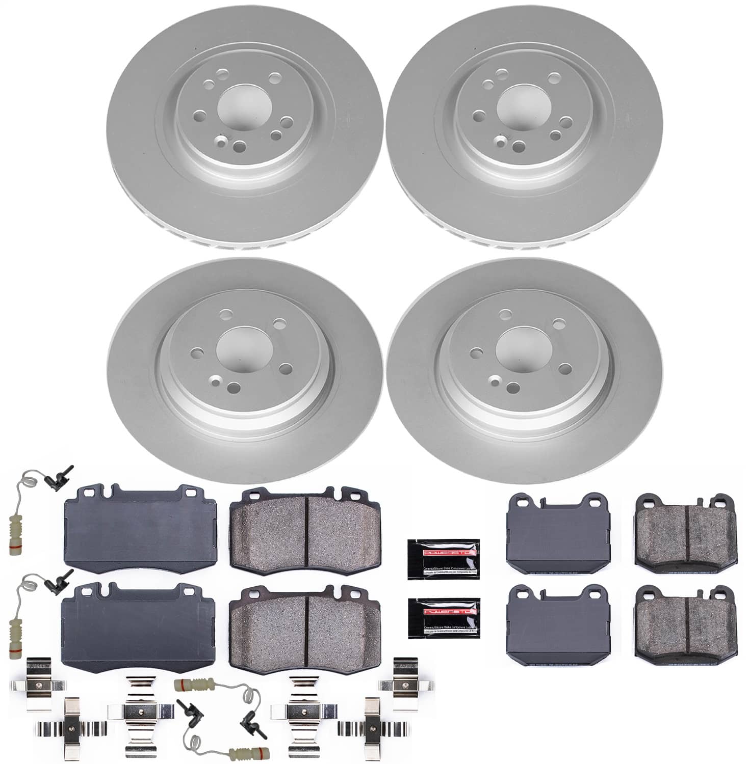 Power Stop - CRK4463 - Front and Rear - Disc Brake Pad and Rotor Kit