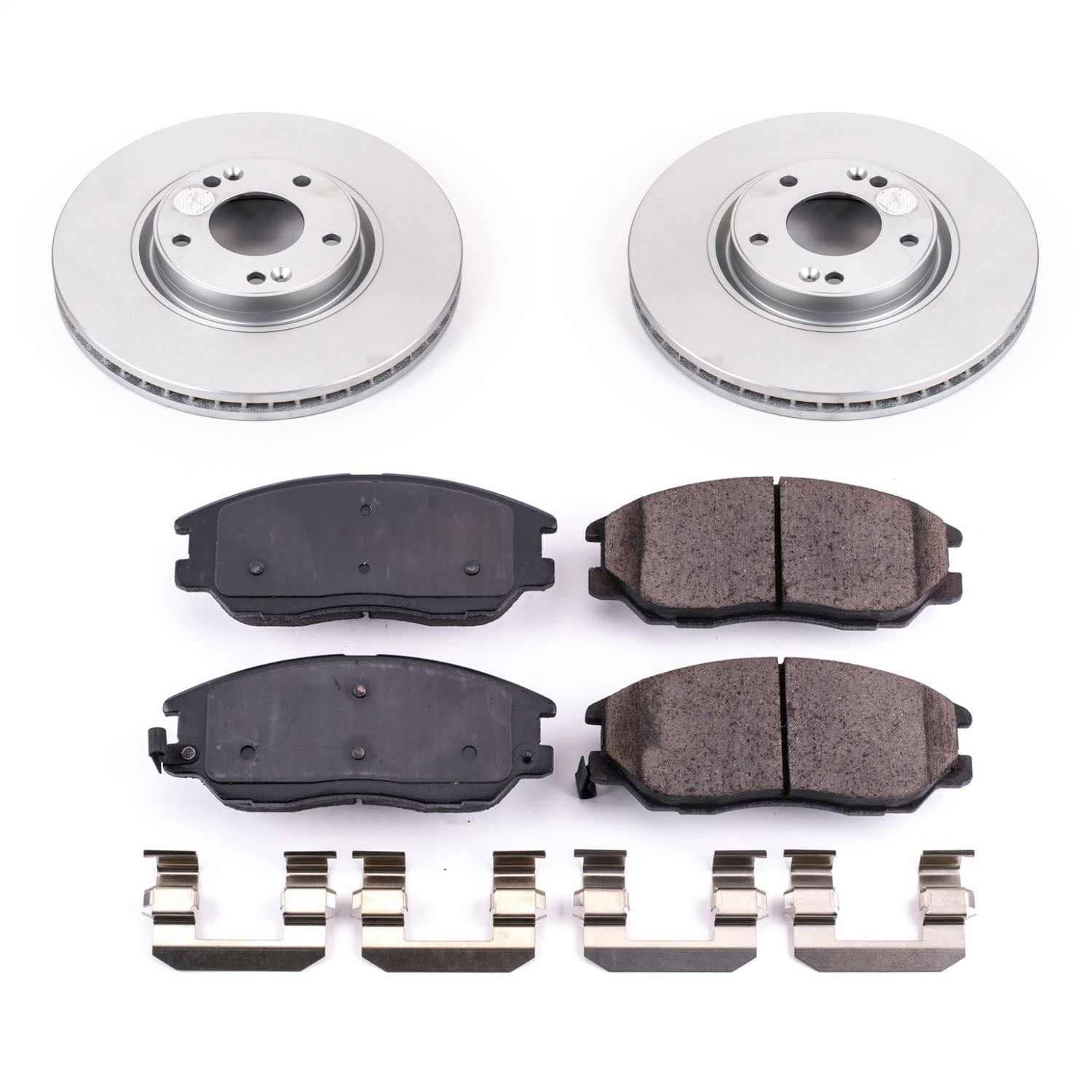 Power Stop - CRK4557 - Front - Disc Brake Pad and Rotor Kit
