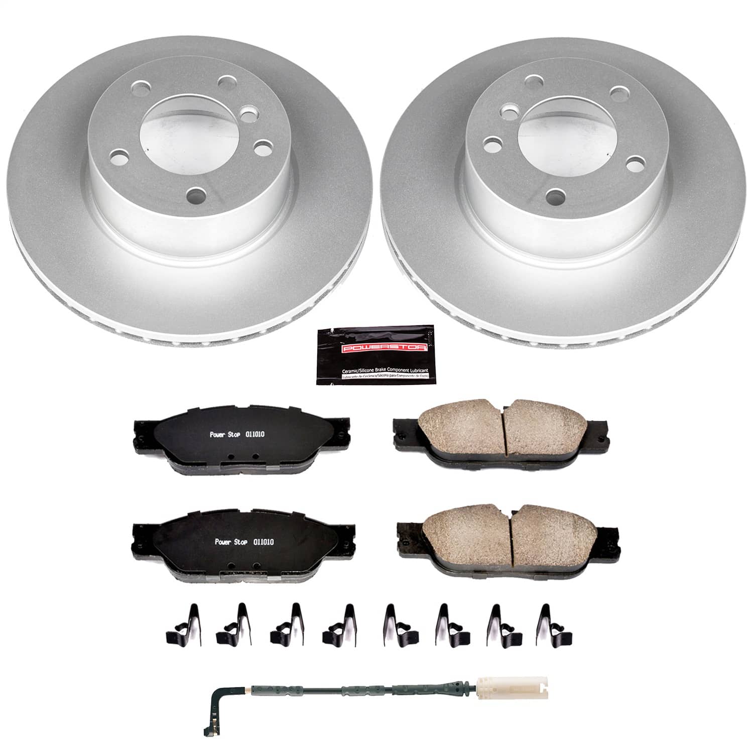 Power Stop - CRK4589 - Front - Disc Brake Pad and Rotor Kit