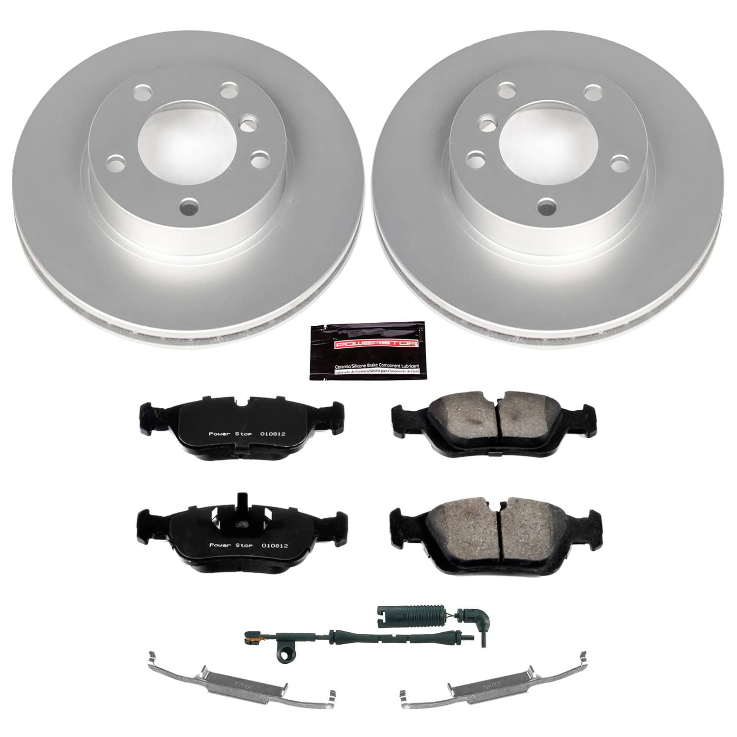 Power Stop - CRK497 - Front - Disc Brake Pad and Rotor Kit