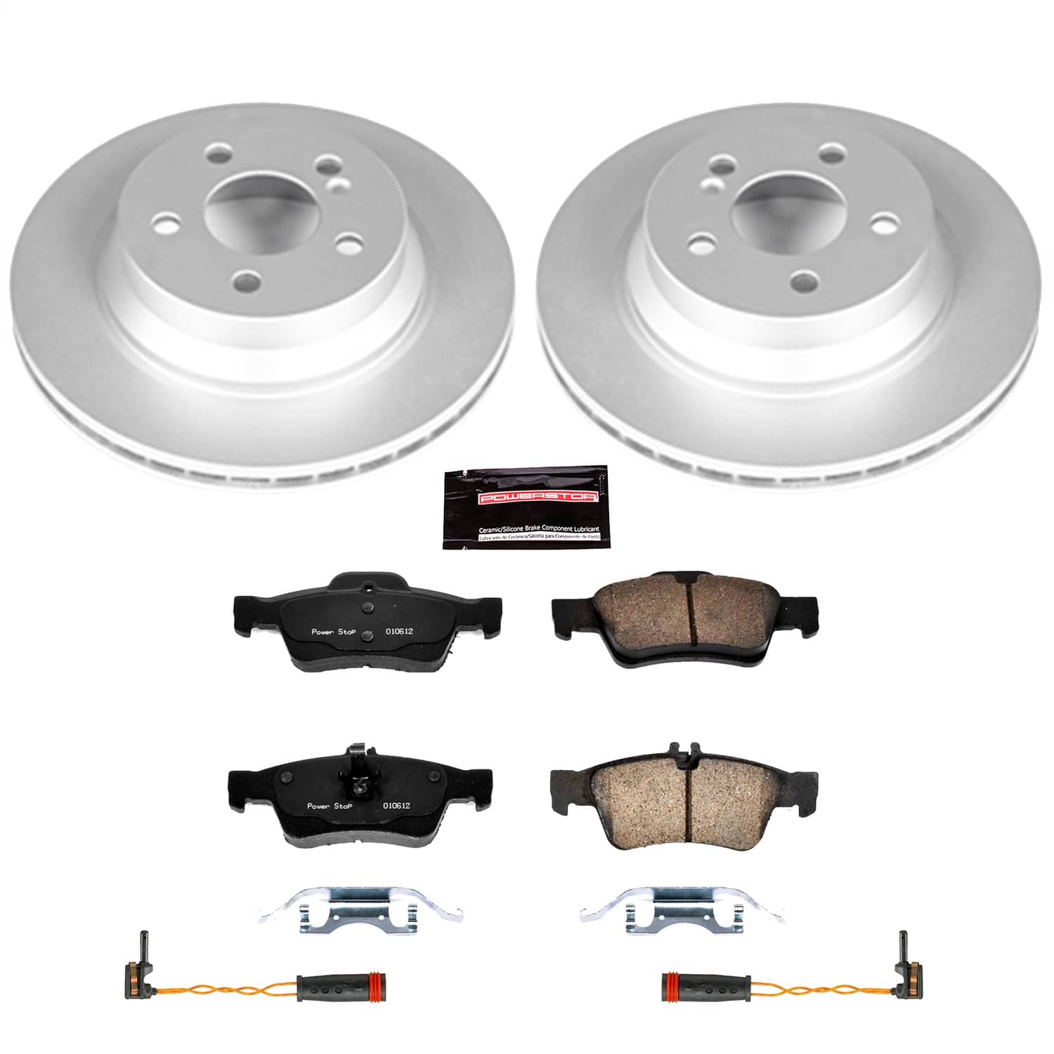 Power Stop - CRK5322 - Rear - Disc Brake Pad and Rotor Kit