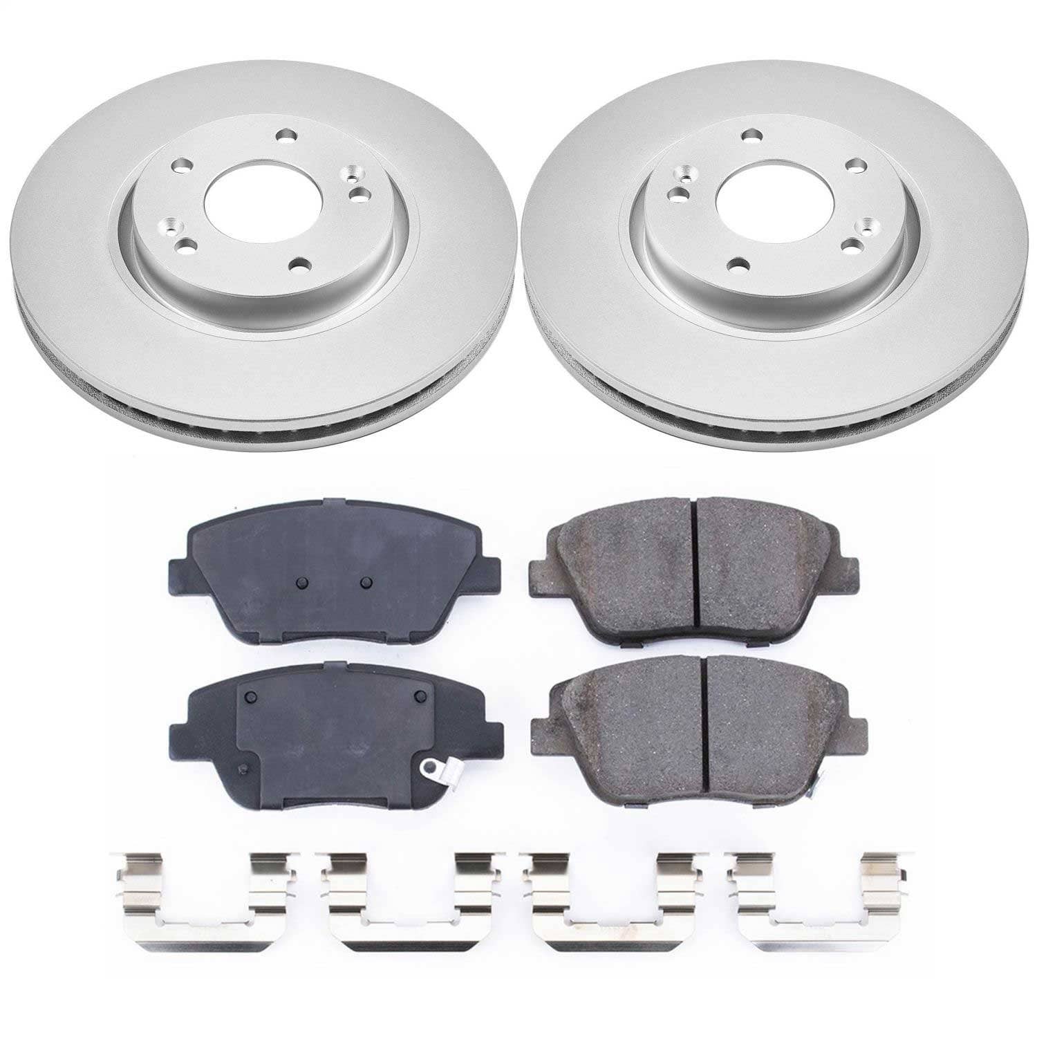 Power Stop - CRK5377 - Front - Disc Brake Pad and Rotor Kit