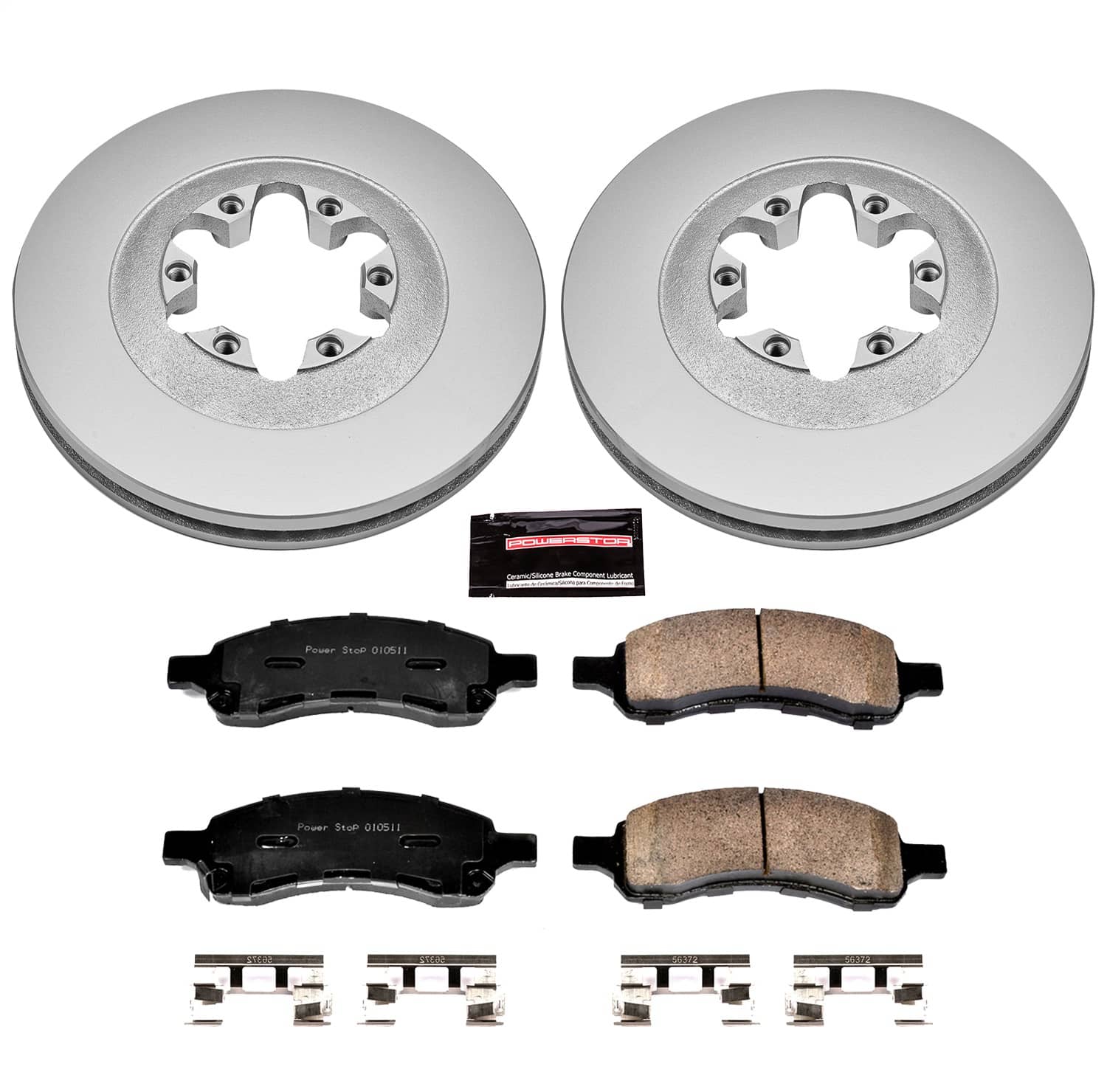 Power Stop - CRK5405 - Front - Disc Brake Pad and Rotor Kit