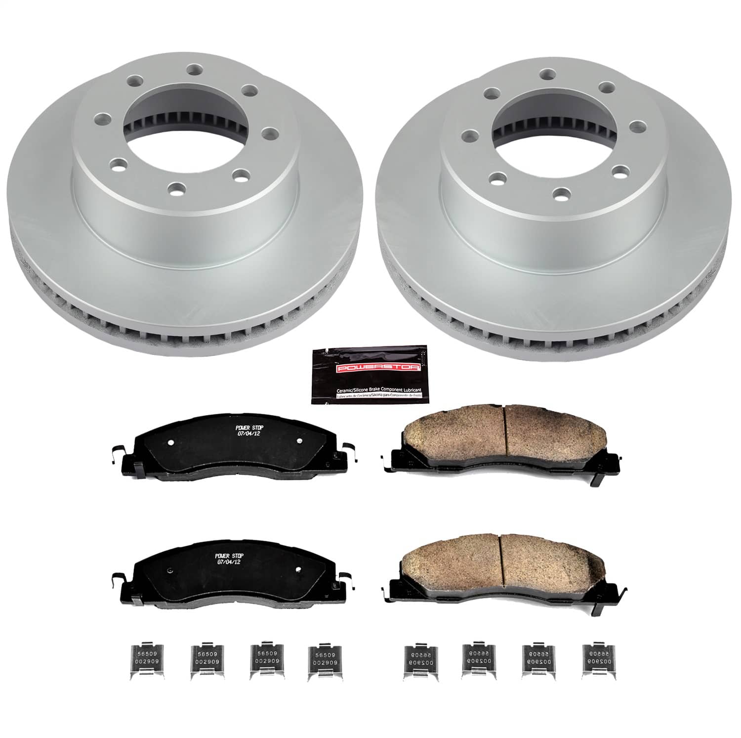 Power Stop - CRK5411 - Front - Disc Brake Pad and Rotor Kit
