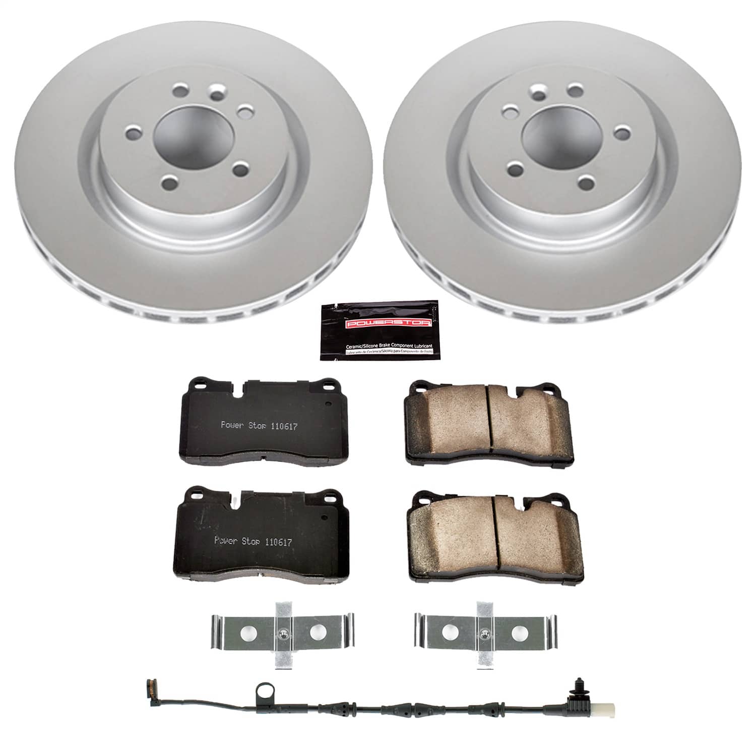 Power Stop - CRK5422 - Front - Disc Brake Pad and Rotor Kit