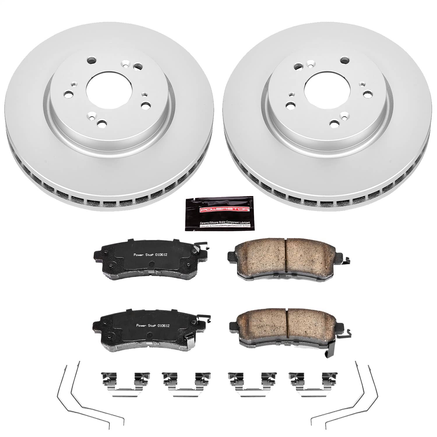 Power Stop - CRK5432 - Front - Disc Brake Pad and Rotor Kit
