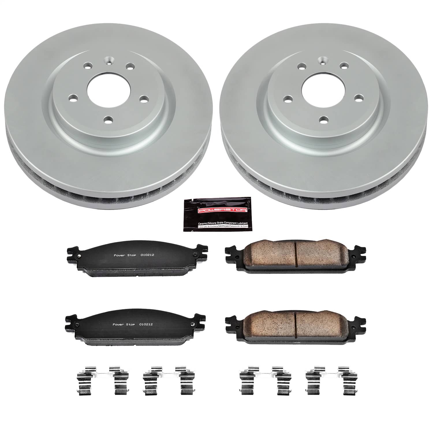 Power Stop - CRK5509 - Front - Disc Brake Pad and Rotor Kit